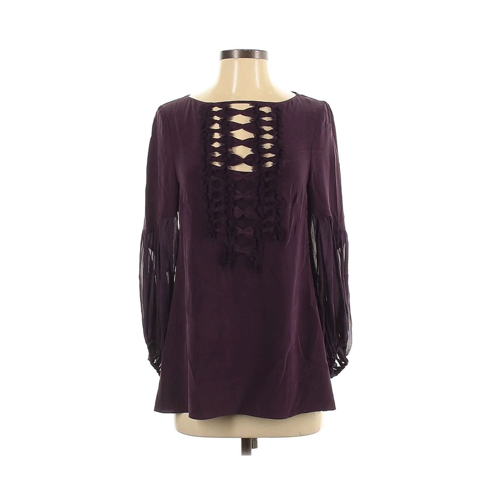 Nanette Lepore Nanette LePore Silk Blouse sz XS Size XS / US 0-2 / IT 36-38 - 1 Thumbnail