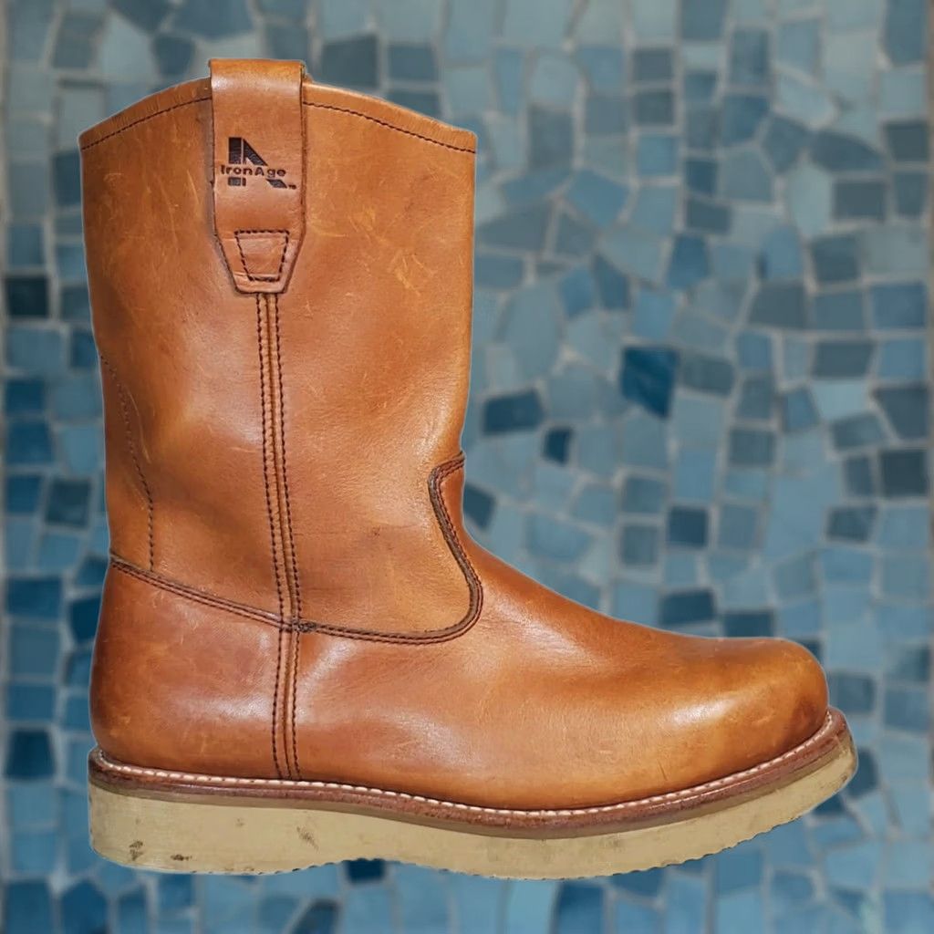 Vintage Iron Age Steel Toe Work Boots 9.5 EEE | Grailed display picture 1