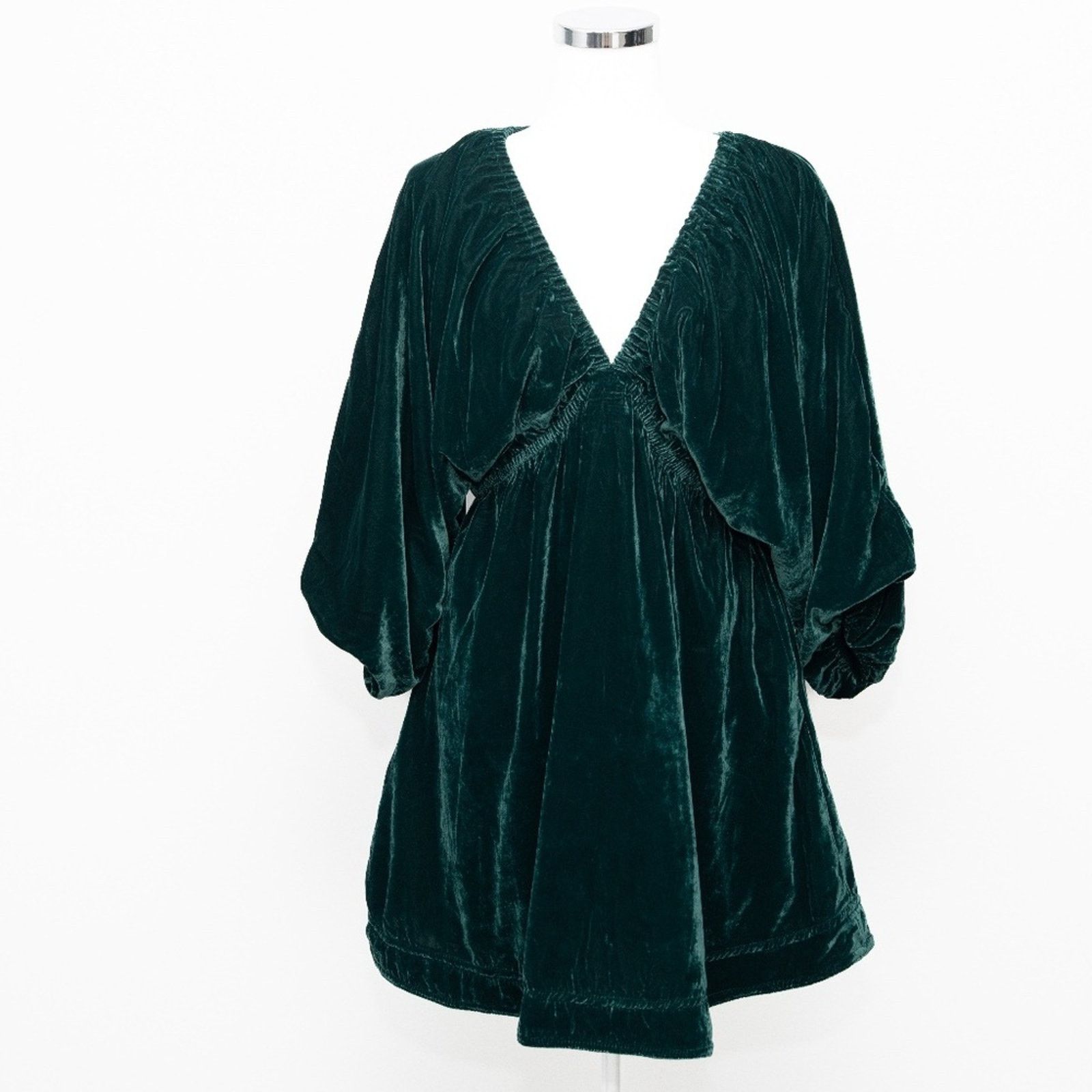 Free People Free People. Portia Velvet Babydoll Minidress. Size S / US 4 / IT 40 - 1 Thumbnail