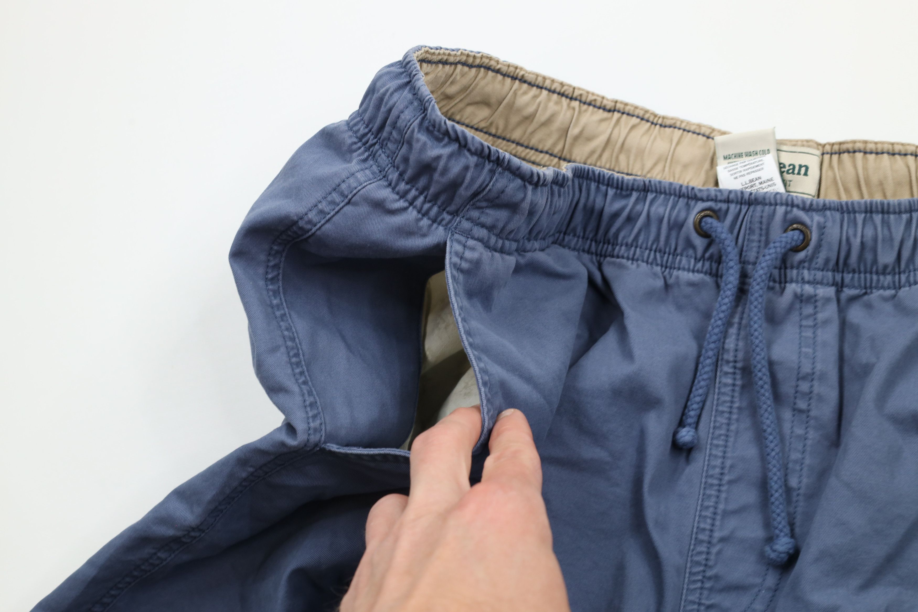 L.L. Bean × Vintage Vintage LL Bean Faded Above Knee Cotton Dad Shorts Blue Size US 36 / EU 52 - 6 Thumbnail