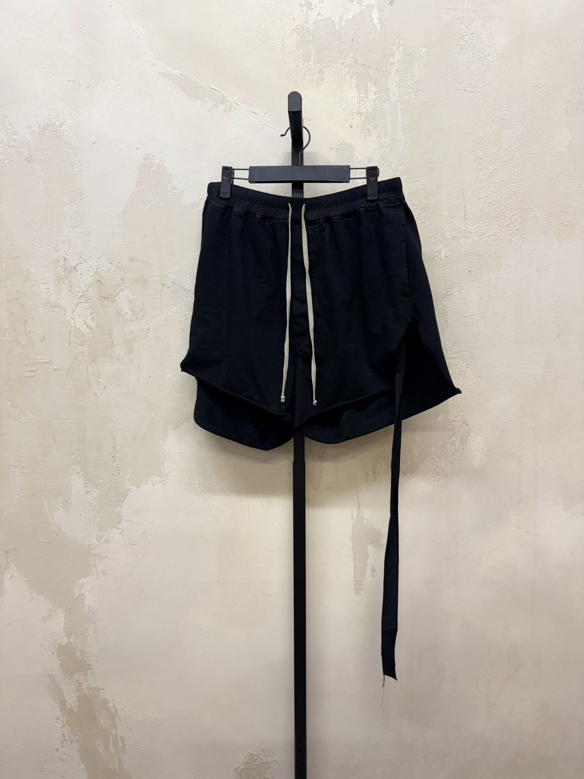 Rick Owens Drkshdw DRAWSTRING BLACK MILK CROPPED SHORTS JOGGERS DRKSHDW POD Size US 31 - 1 Thumbnail