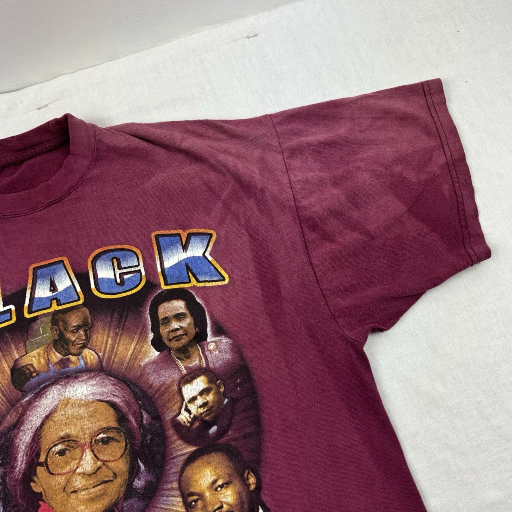 Vintage VINTAGE Unbranded Black History T Shirt Adult Large Graphic Print 90s Grunge Mens Size US L / EU 52-54 / 3 - 4 Thumbnail