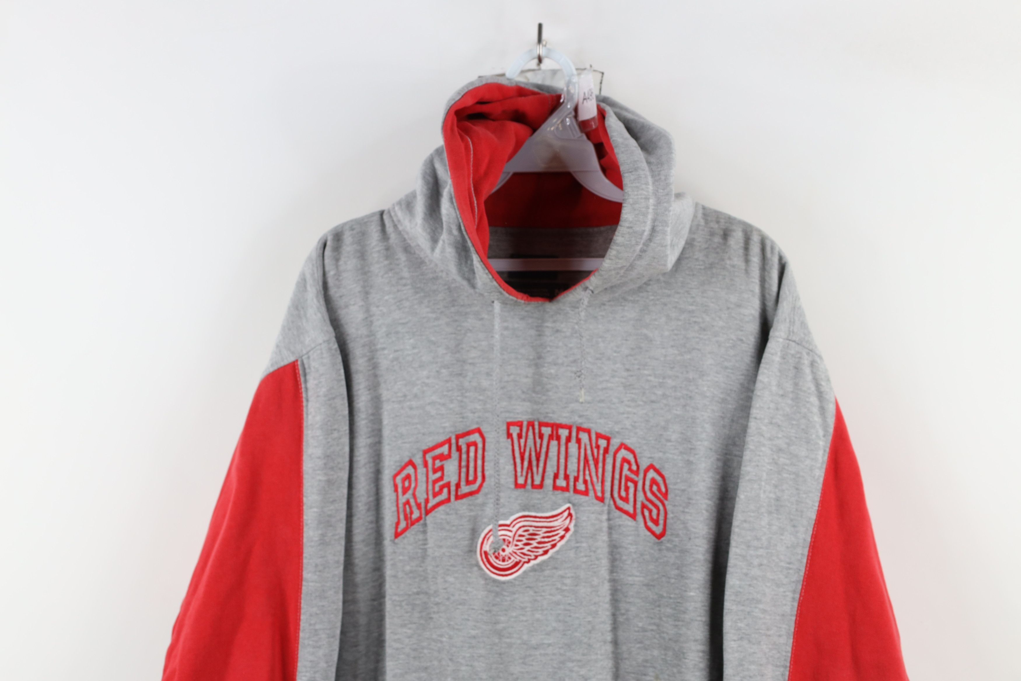 Vintage Vintage 90s Detroit Red Wings Hockey Hoodie Sweatshirt Size US M / EU 48-50 / 2 - 2 Thumbnail