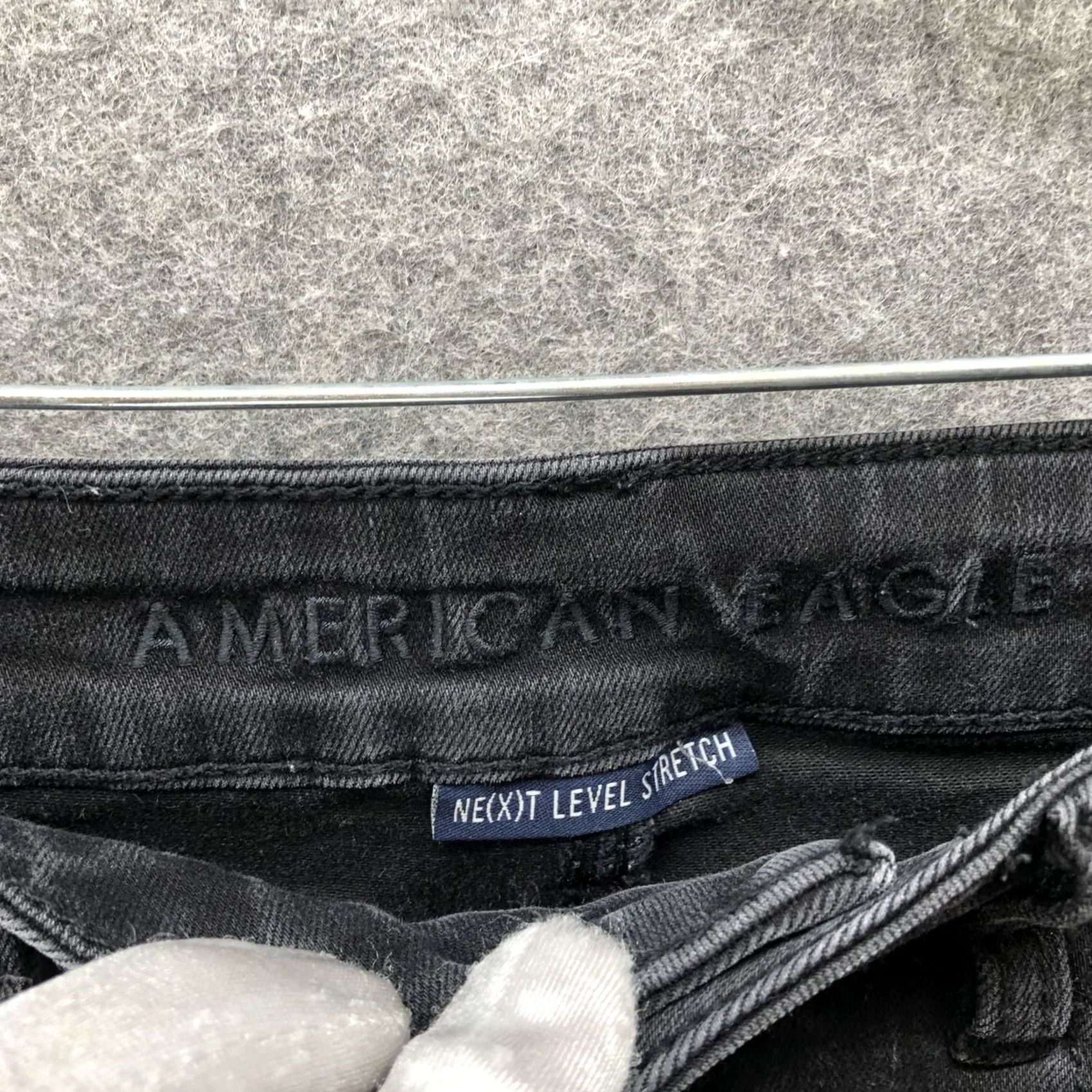 American Eagle Outfitters American Eagle Outfitters Jegging Womens 4 Black Stretch Jeans High-Rise 5-Pocket Denim Size 27" / US 4 / IT 40 - 6 Thumbnail