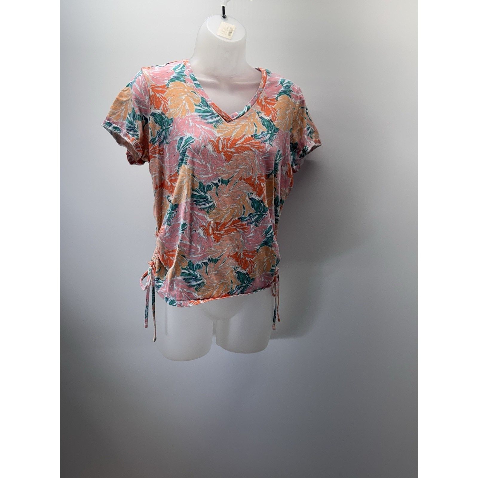 Caribbean Caribbean Joe knit top size M short sleeve V neck Hawaiian Size M / US 6-8 / IT 42-44 - 1 Thumbnail