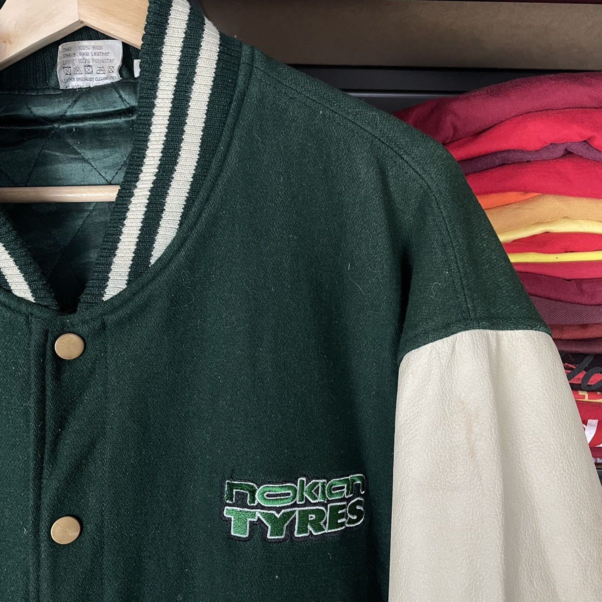 NASCAR × Vintage Vintage 90s Nokian Tyres Bomber Jacket NASCAR Racing Rare Size US L / EU 52-54 / 3 - 4 Thumbnail