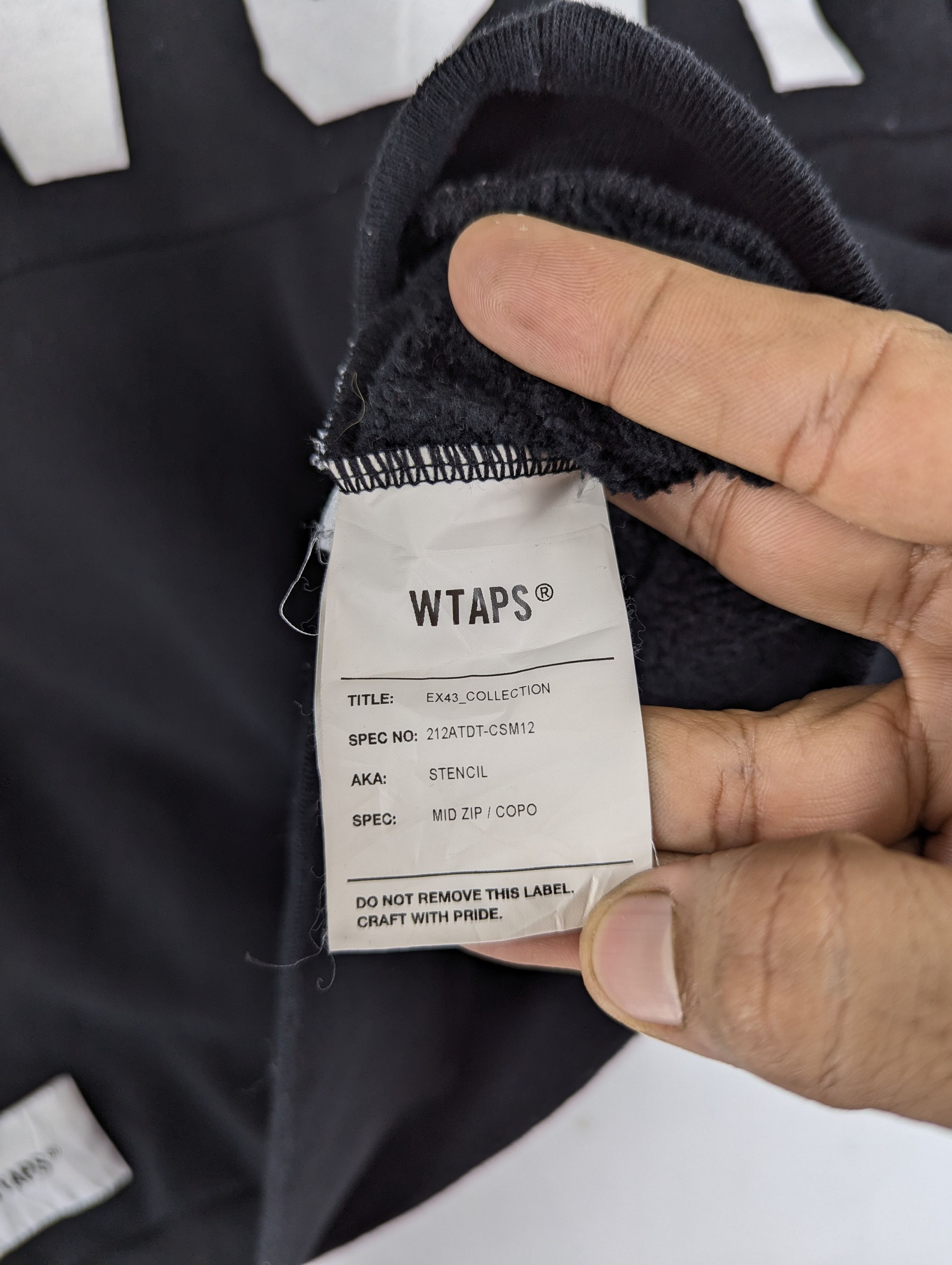 Wtaps Wtaps Visual Up Armored Halfzipper Sweatshirt Size US M / EU 48-50 / 2 - 12 Thumbnail
