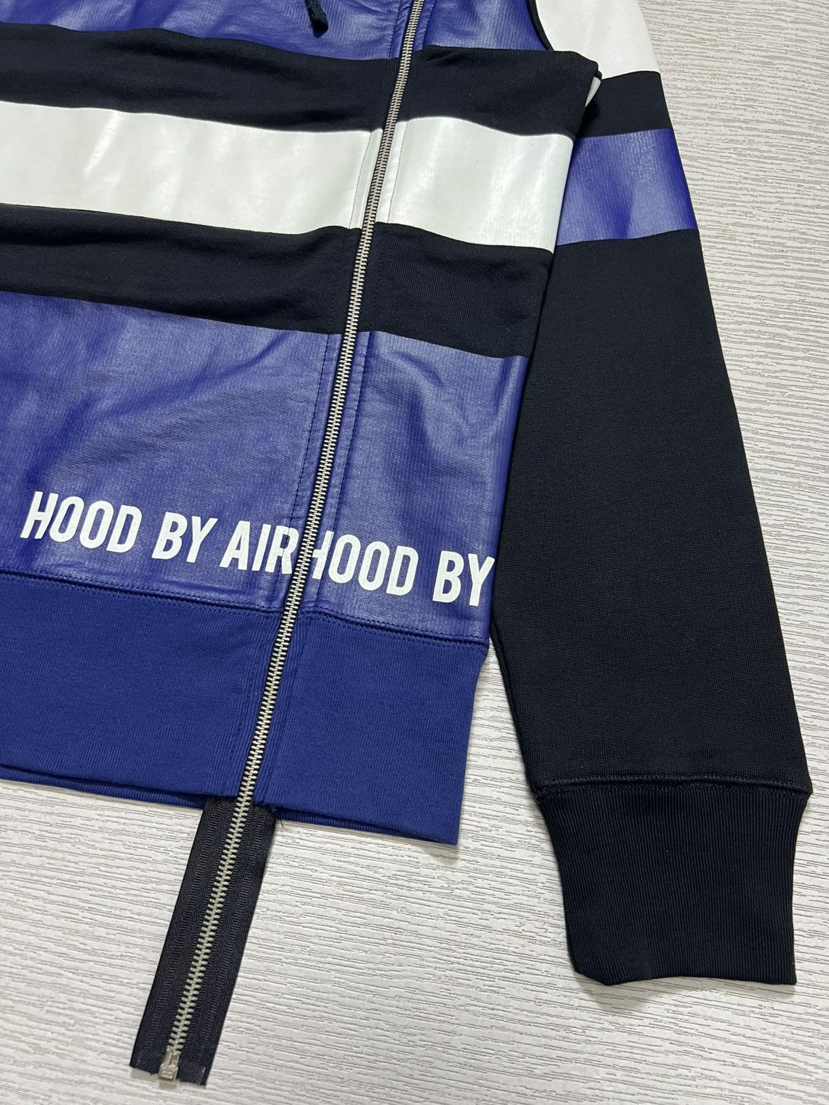 Hood By Air Hood by Air - Color Block Pattern Crewneck Double Zip Hoodie Size US XS / EU 42 / 0 - 9 Thumbnail