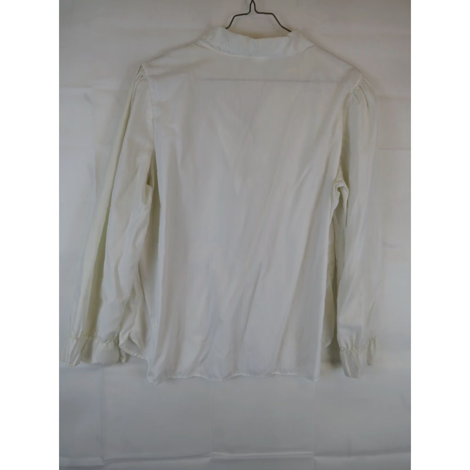 Vintage VINTAGE J.J. Rich White Blouse Shirt Womens Large USA Made Shirt Regular 50s 60s 70s Cotton Breathable Size L / US 10 / IT 46 - 5 Thumbnail