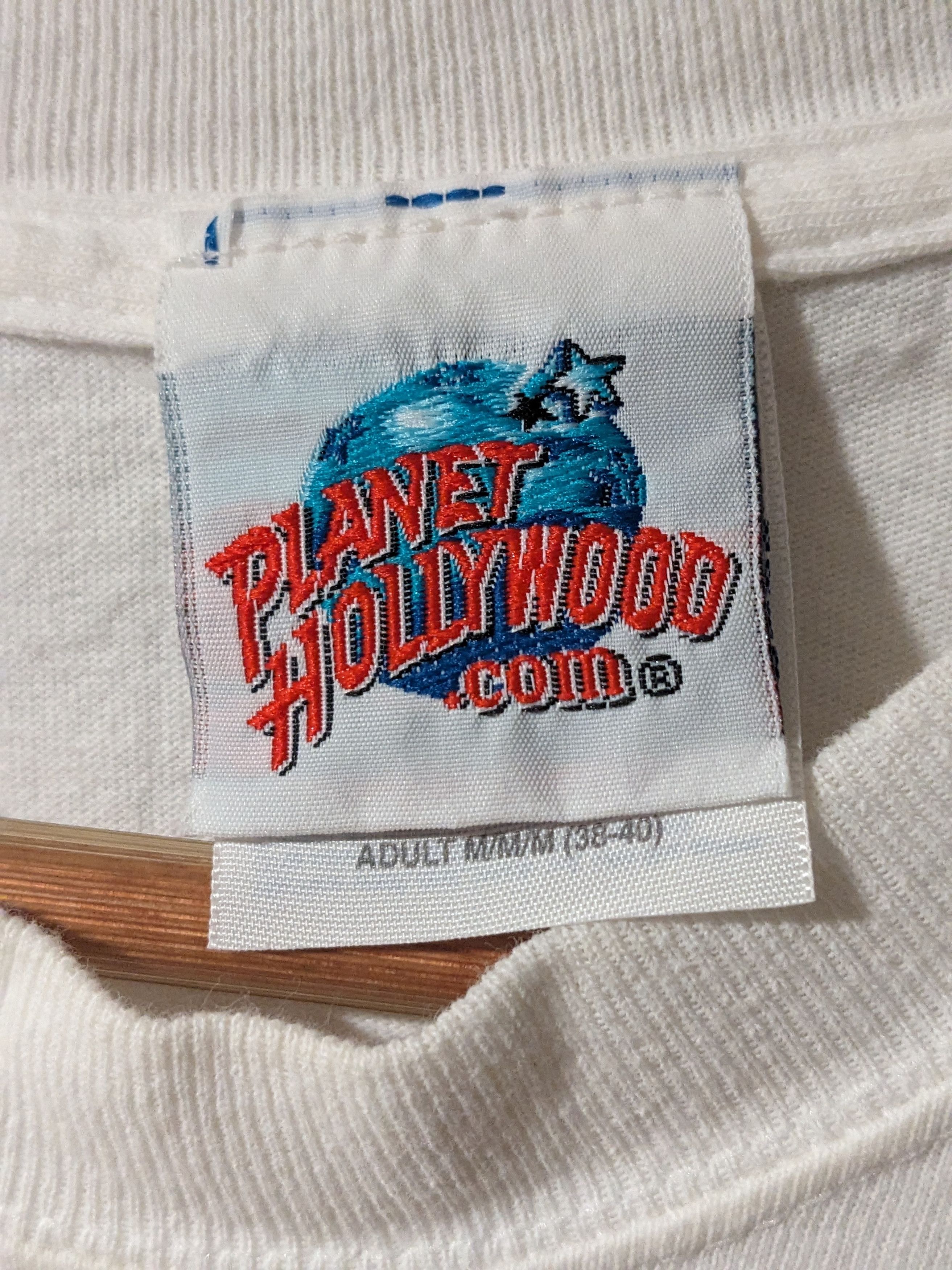 Planet Hollywood × Vintage Vintage 90s Planet Hollywood Orlando White Medium T-Shirt Size US M / EU 48-50 / 2 - 3 Thumbnail
