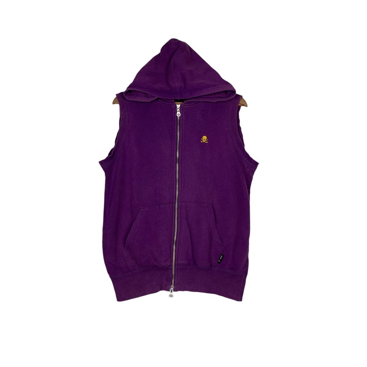 CALLAWAY CHEV18 Sleeveless Zipper Hoodies Purple #1548-C69