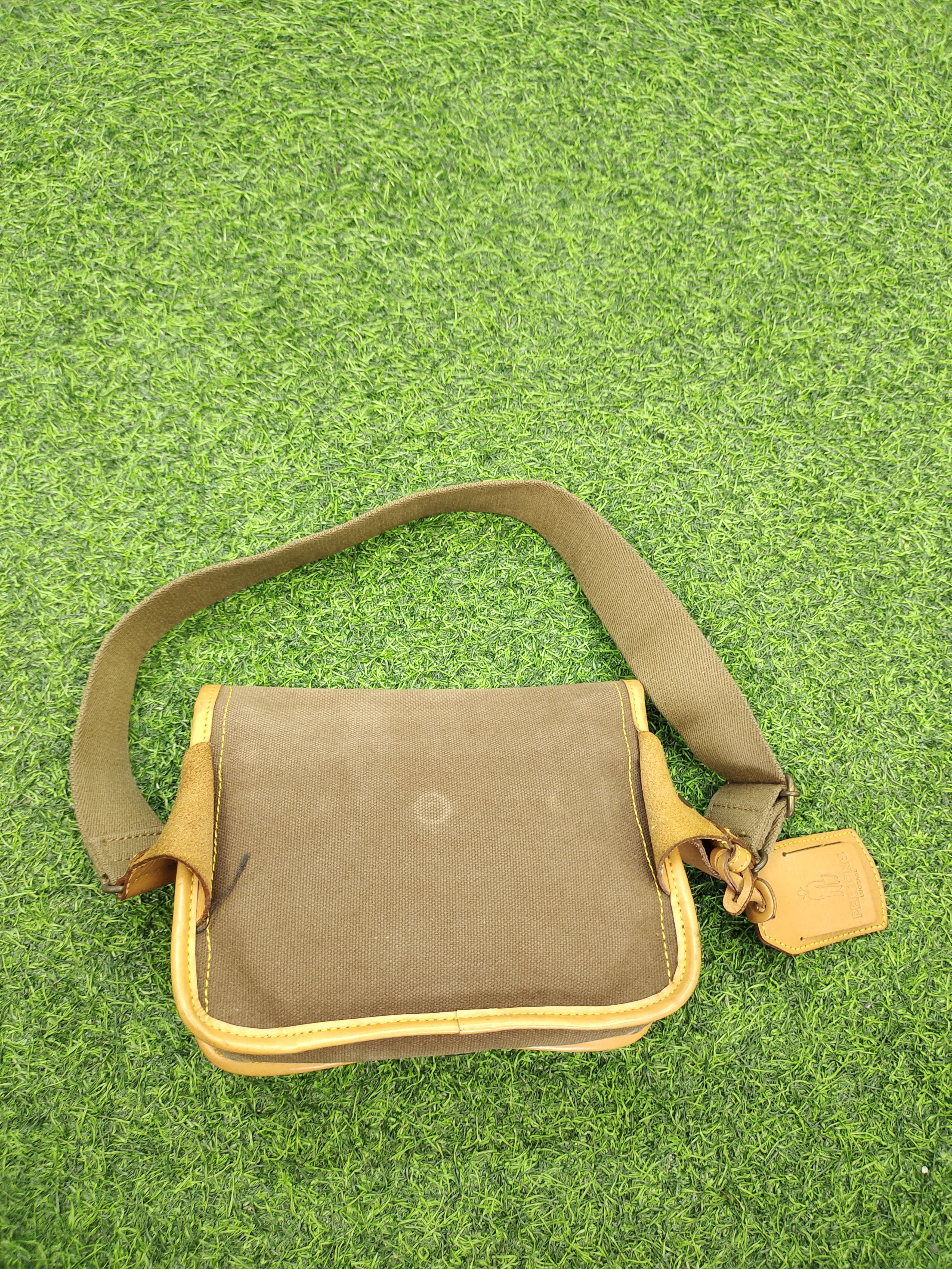 PERSON'S Vintage Persons Japan Canvas Cotton Shoulder Bag Size ONE SIZE - 4 Thumbnail