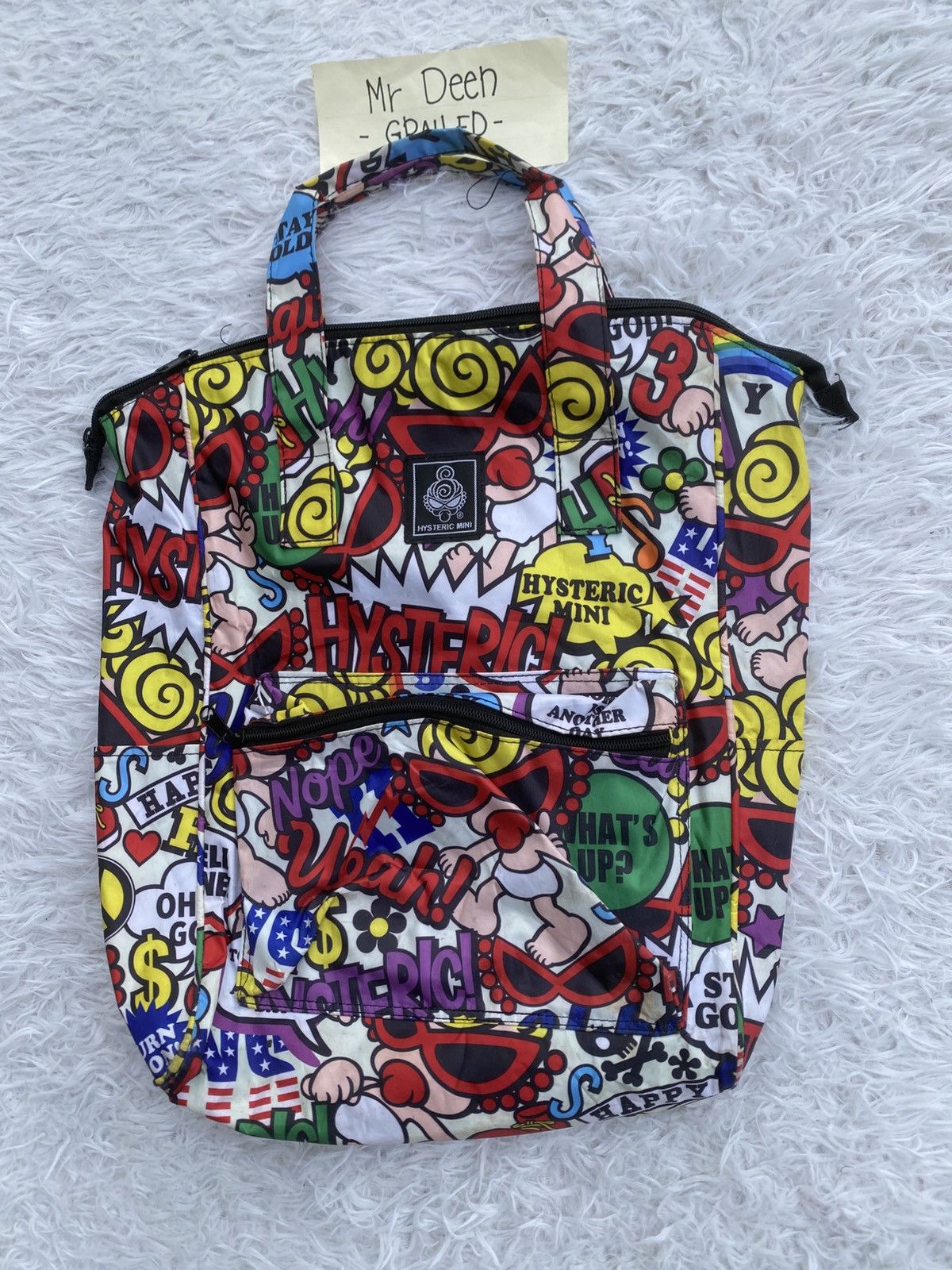 Hysteric Glamour Rare Hysteric Glamour All Over Print Day Bag Pack Size ONE SIZE - 3 Thumbnail