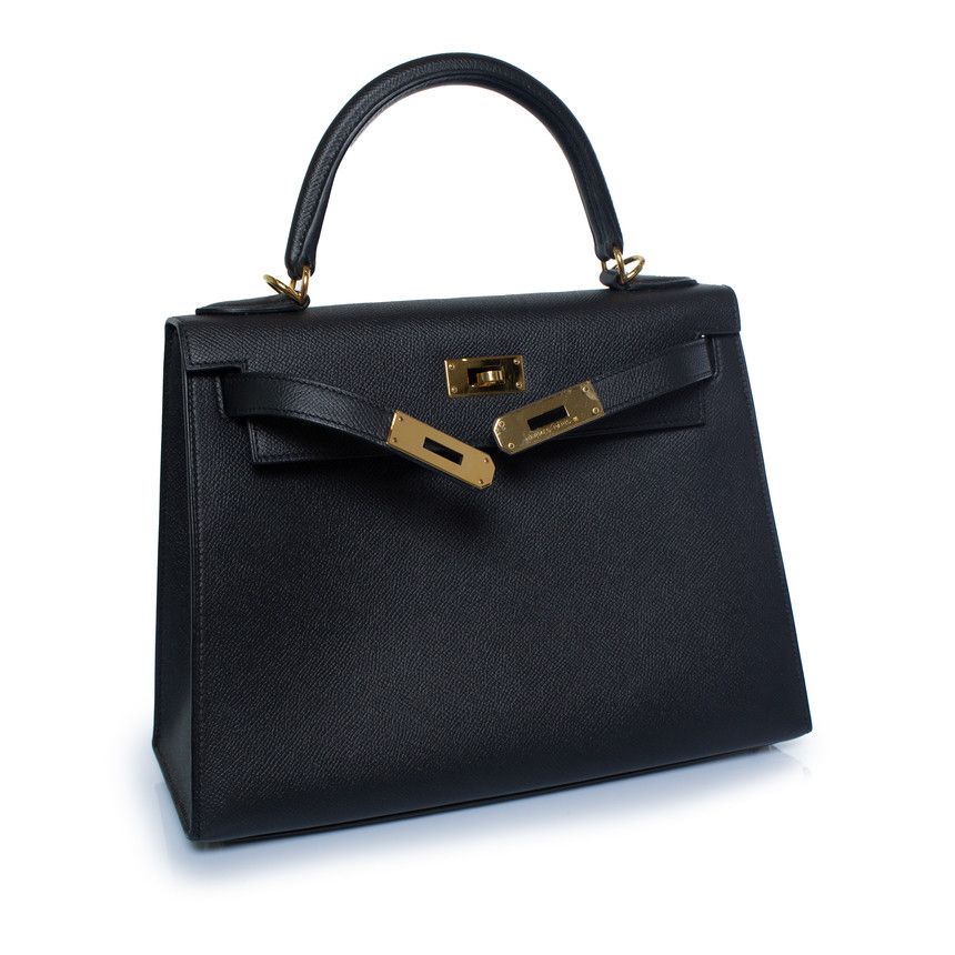 Hermes Hermes, sac Kelly II sellier 28 epsom 89 black Size ONE SIZE - 4 Thumbnail