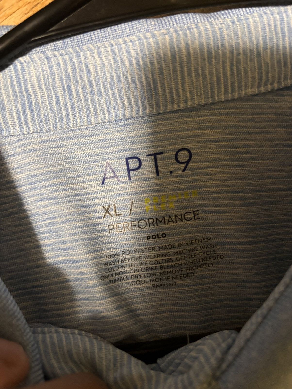 Apt. 9 Apt 9 Polo Shirt Mens Size XL Blue Short Sleeve Golf Cotton Size US XL / EU 56 / 4 - 3 Thumbnail