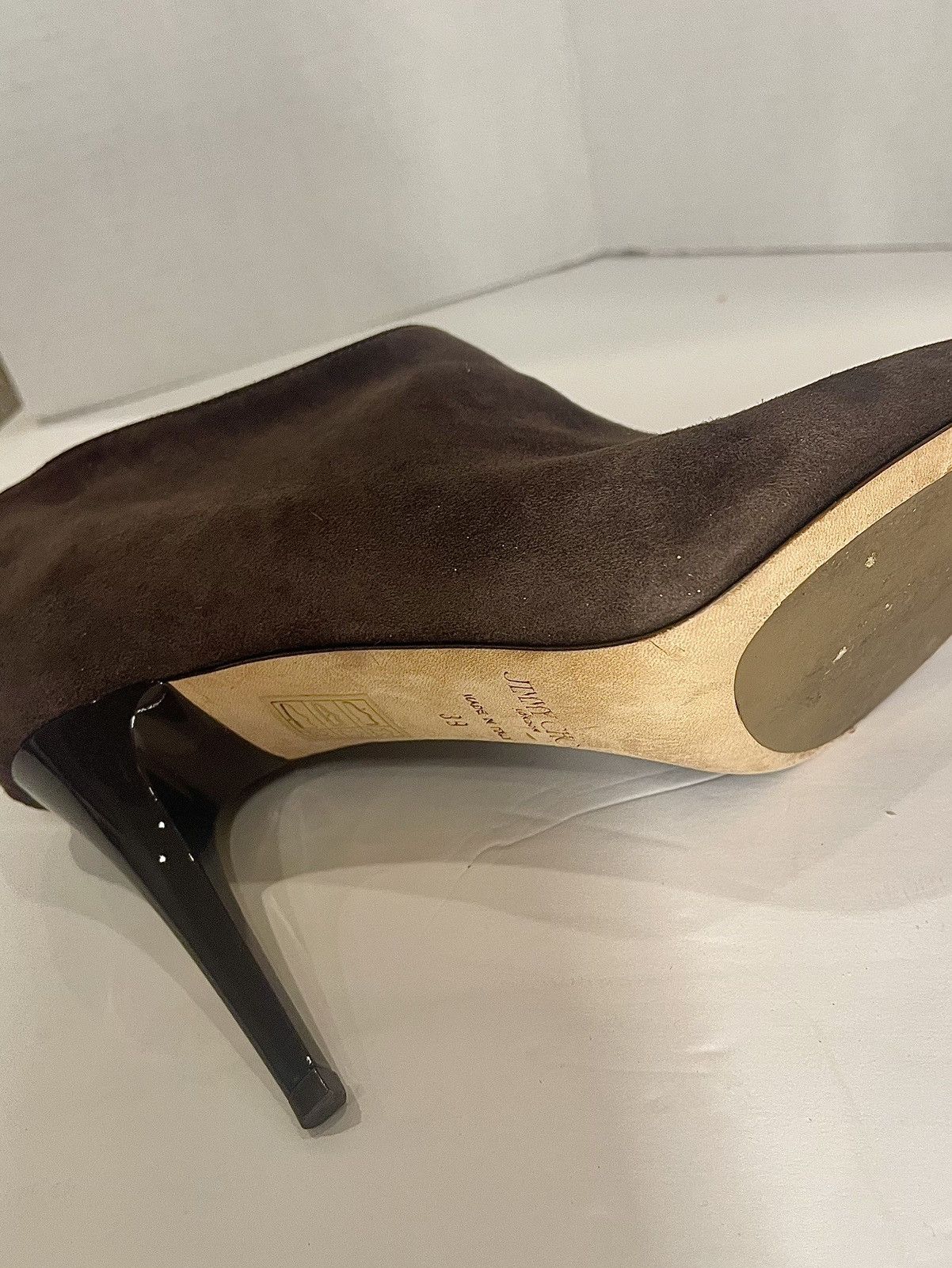 Jimmy Choo Jimmy Choo Mendez Brown Suede Ankle Boot Size US 9 / IT 39 - 5 Thumbnail