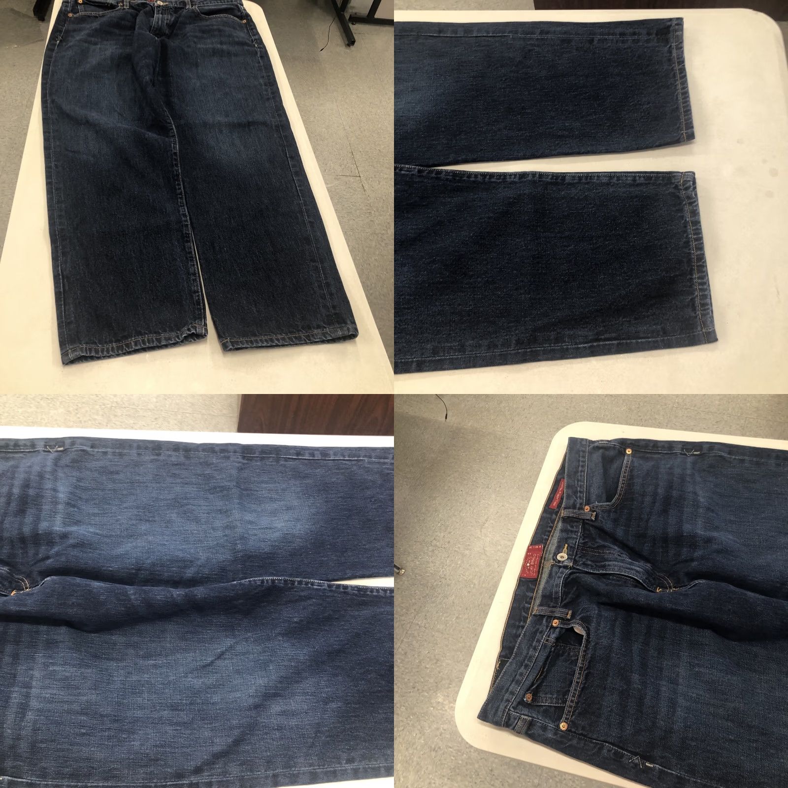 Lucky Brand Lucky Brand 429 Classic Straight Jeans Men 40x30 Blue Dark Wash Denim Logo 5-Pocket USA Jeans Size US 40 / EU 56 - 9 Thumbnail