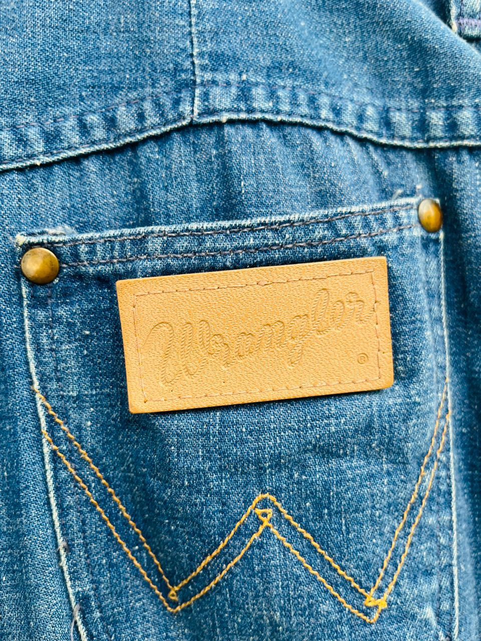 Vintage Vintage 50s 60s Wrengler Bootcut Designer Fashion Style Size US 32 / EU 48 - 11 Thumbnail