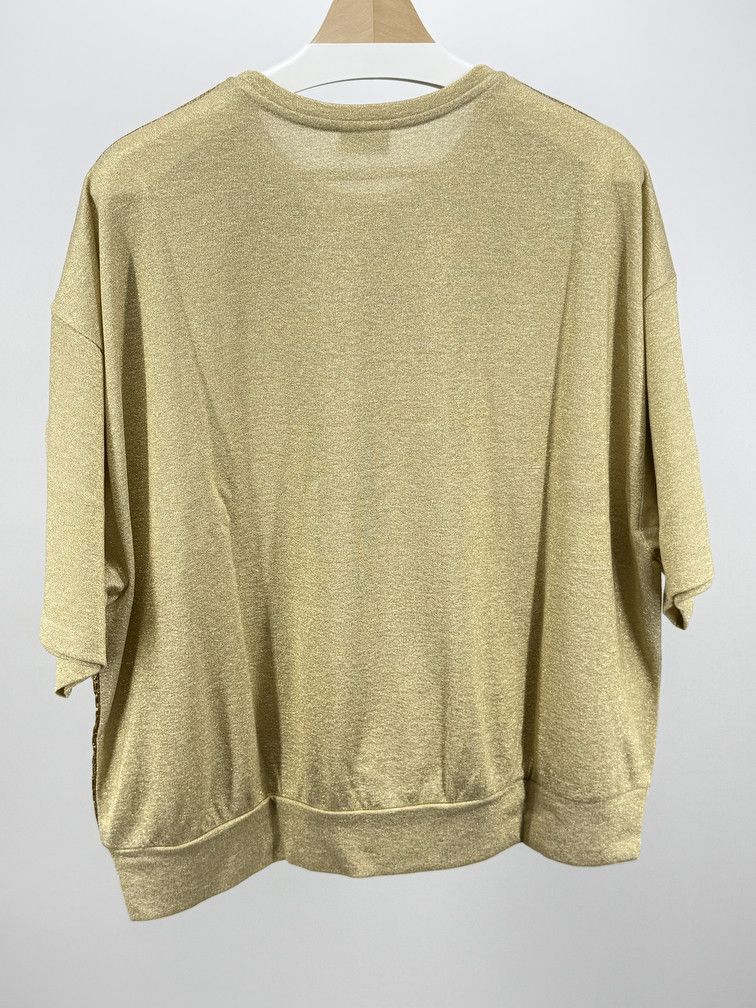 Dries Van Noten Oversized Gold Blouse Size M / US 6-8 / IT 42-44 - 2 Thumbnail