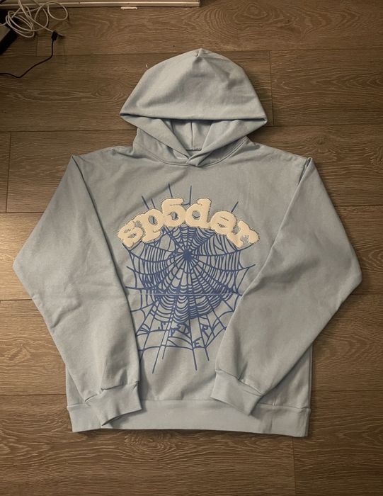 Spyder SP5DER SKY BLUE HOODIE SIZE MEDIUM | Grailed