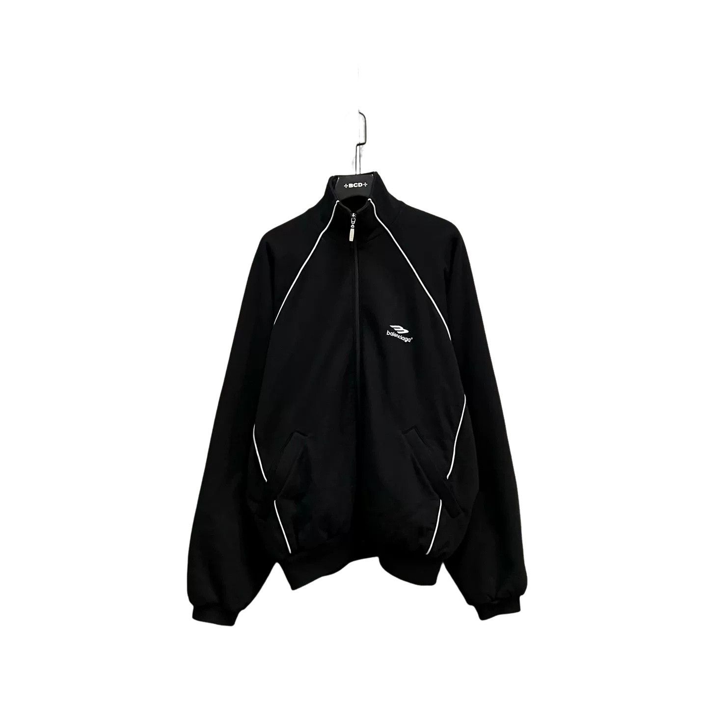 Balenciaga Balenciaga Logo Piping Zip-Up Track Jacket Size 2 Size US M / EU 48-50 / 2 - 1 Thumbnail