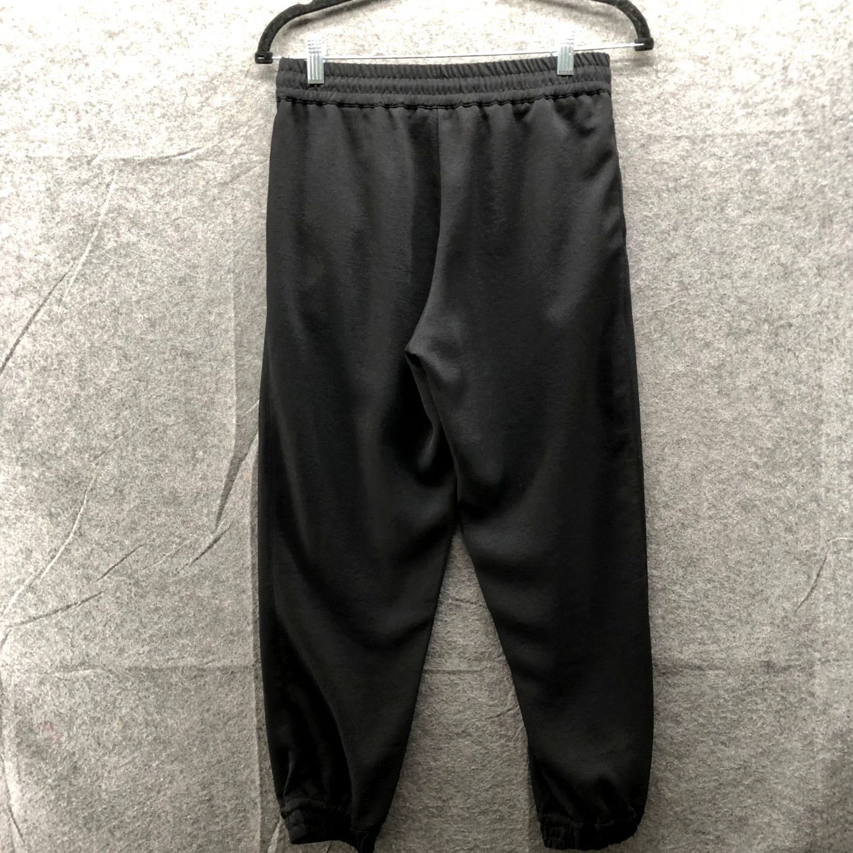 Vintage Wilfred Jogger Pants Womens S Black High Rise Relaxed Drawstring Size 28" / US 6 / IT 42 - 2 Thumbnail