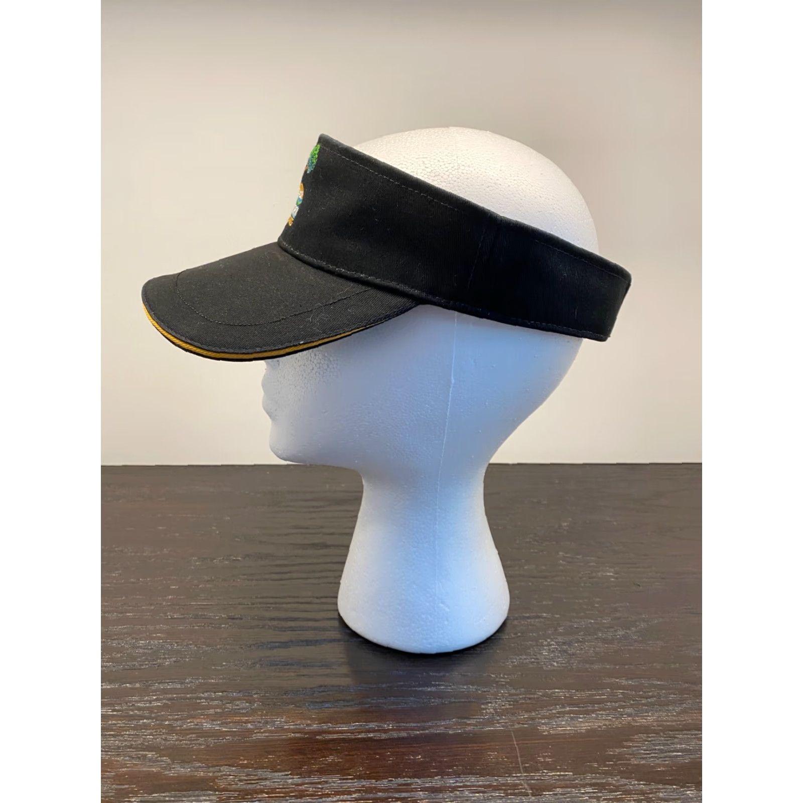 Vintage Ahead US Open Hat One Size Black Visor Strapback Golf Torrey Pines 2008 Mens Size ONE SIZE - 5 Thumbnail