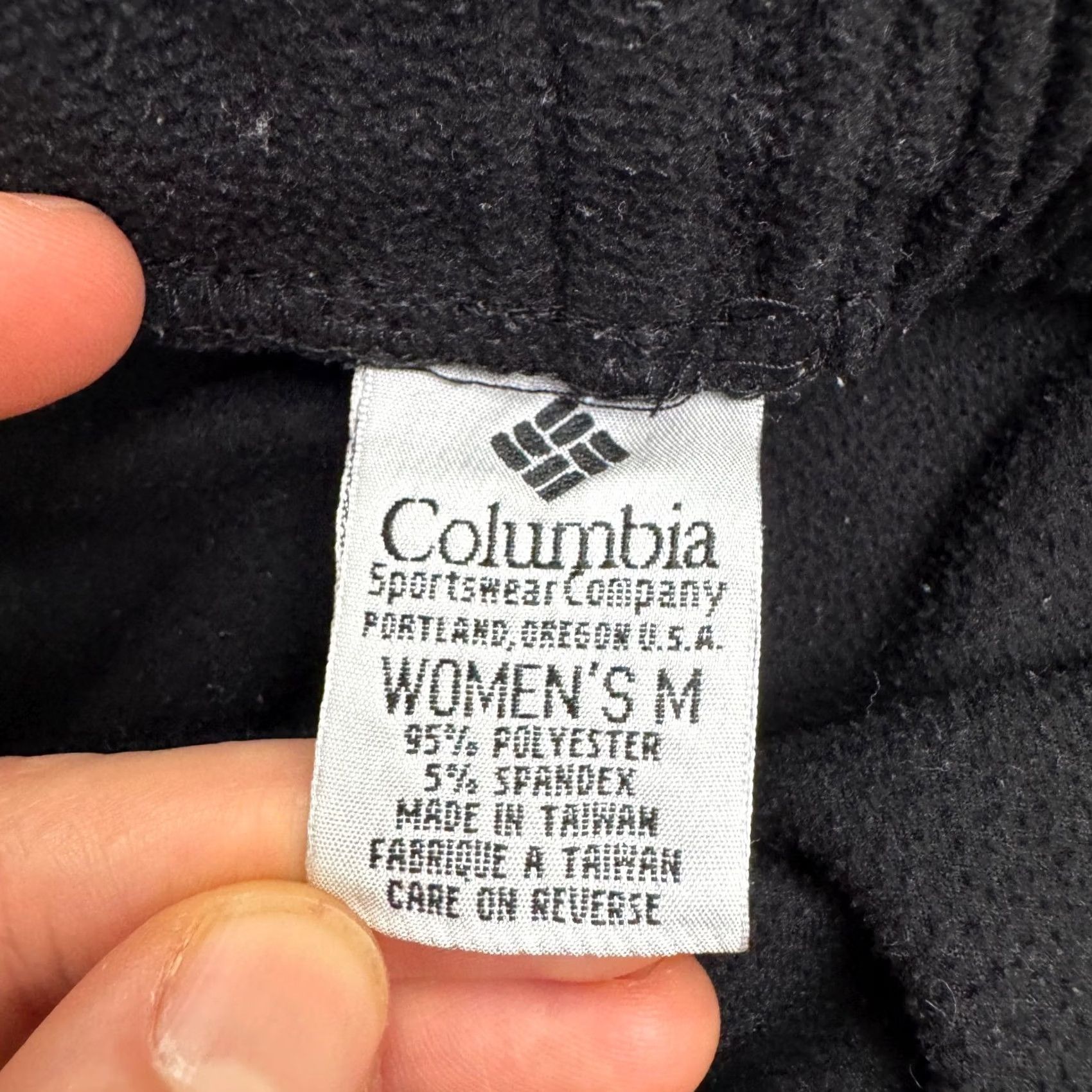Vintage VINTAGE Columbia Fleece Jogger Pants Womens Medium Black Travel Outdoor 90s Retro Classic Size 32" / US 10 / IT 46 - 6 Thumbnail