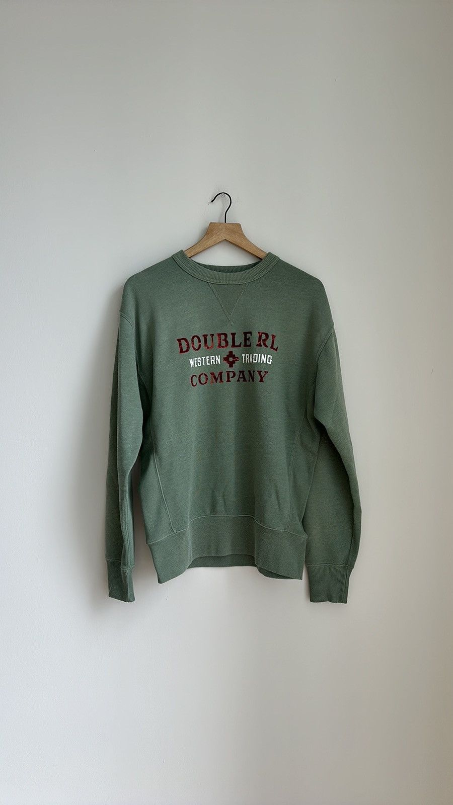 DOUBLE RL RRL RALPH LAUREN hotsell CREWNECK SWEATSHIRT SIZE XL