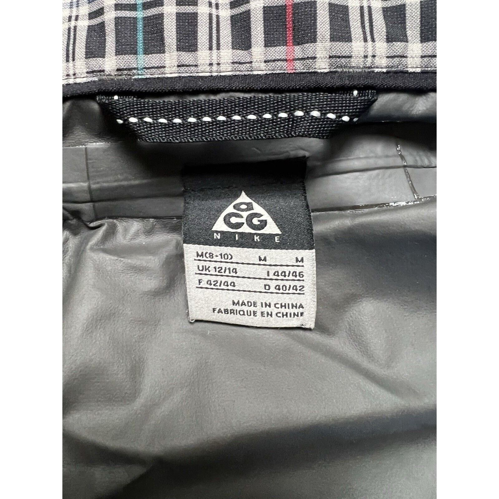 Nike Rare 2010 NWOT Gore Tex Jacket Plaid Men’s M Hooded Size US M / EU 48-50 / 2 - 9 Thumbnail