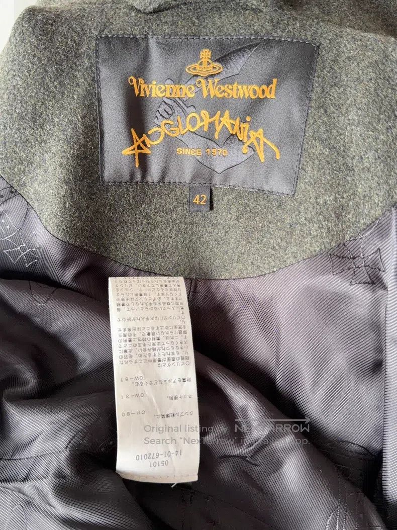 Vivienne Westwood Vivienne Westwood Dark Green Wool Jacket with Gold Buttons Size M / US 6-8 / IT 42-44 - 7 Thumbnail