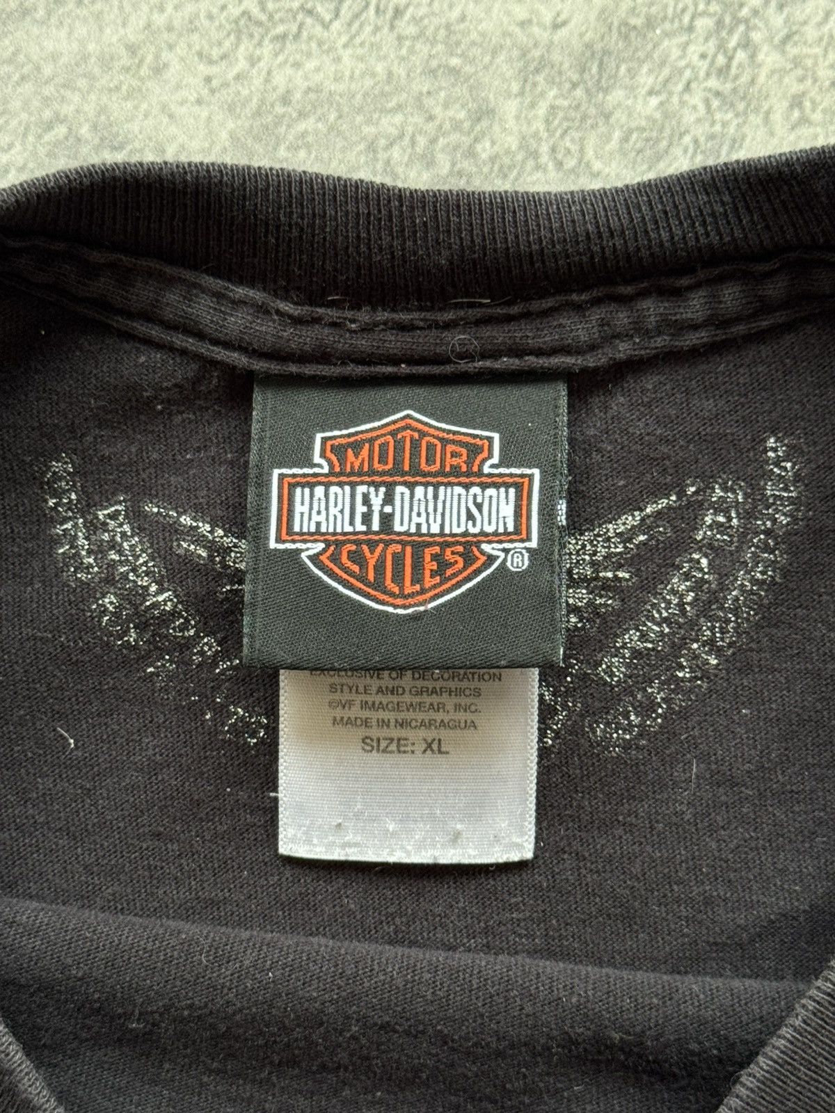 Harley Davidson 🔥Vintage Harley Davidson Fire Trashed T-shirt Size US XL / EU 56 / 4 - 11 Thumbnail