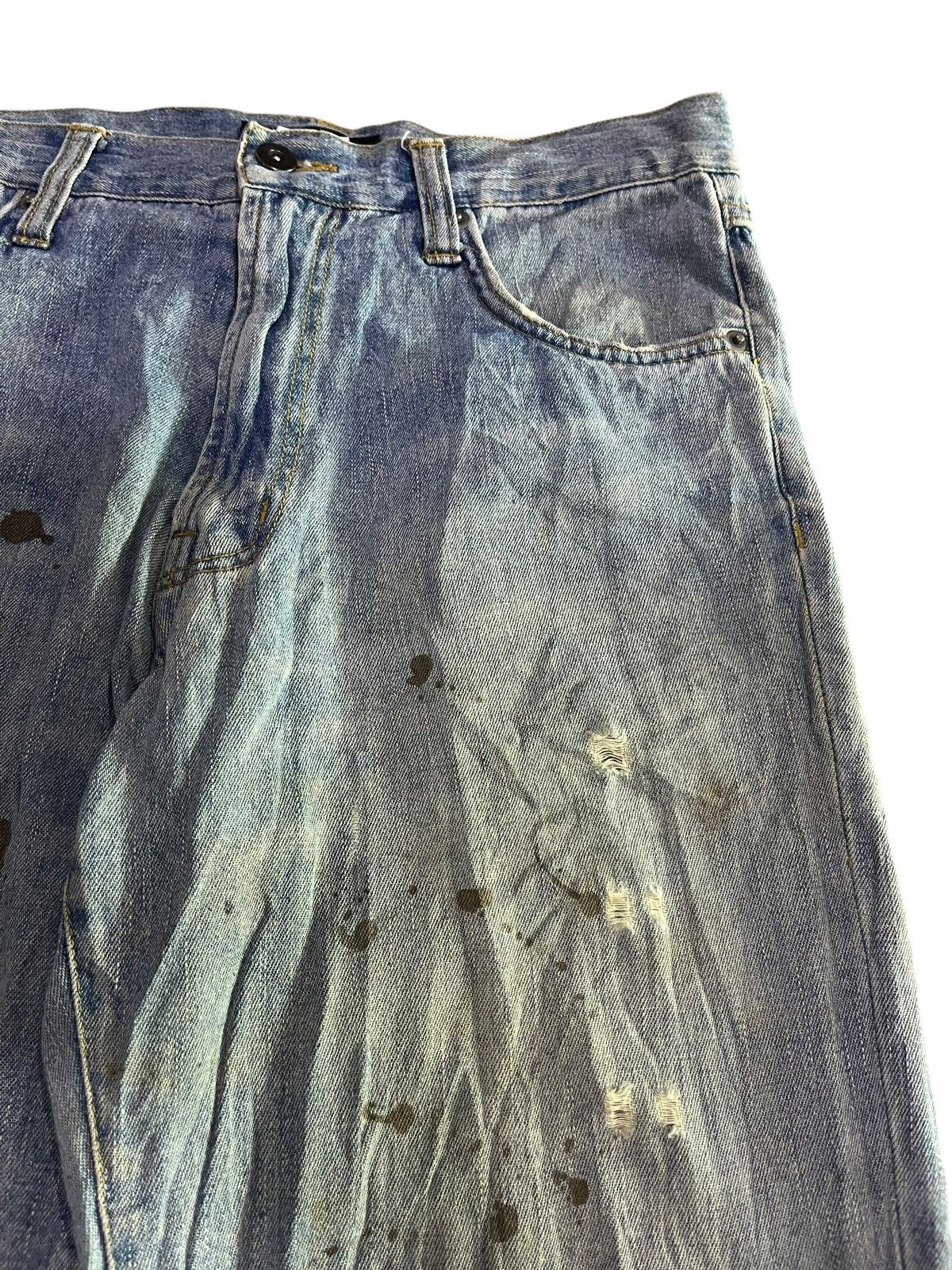 If Six Was Nine × In The Attic × Japanese Brand FINAL DROP💥 IN THE ATTIC PAINT SPLATTER DISTRESSED JEANS Size US 31 - 3 Thumbnail