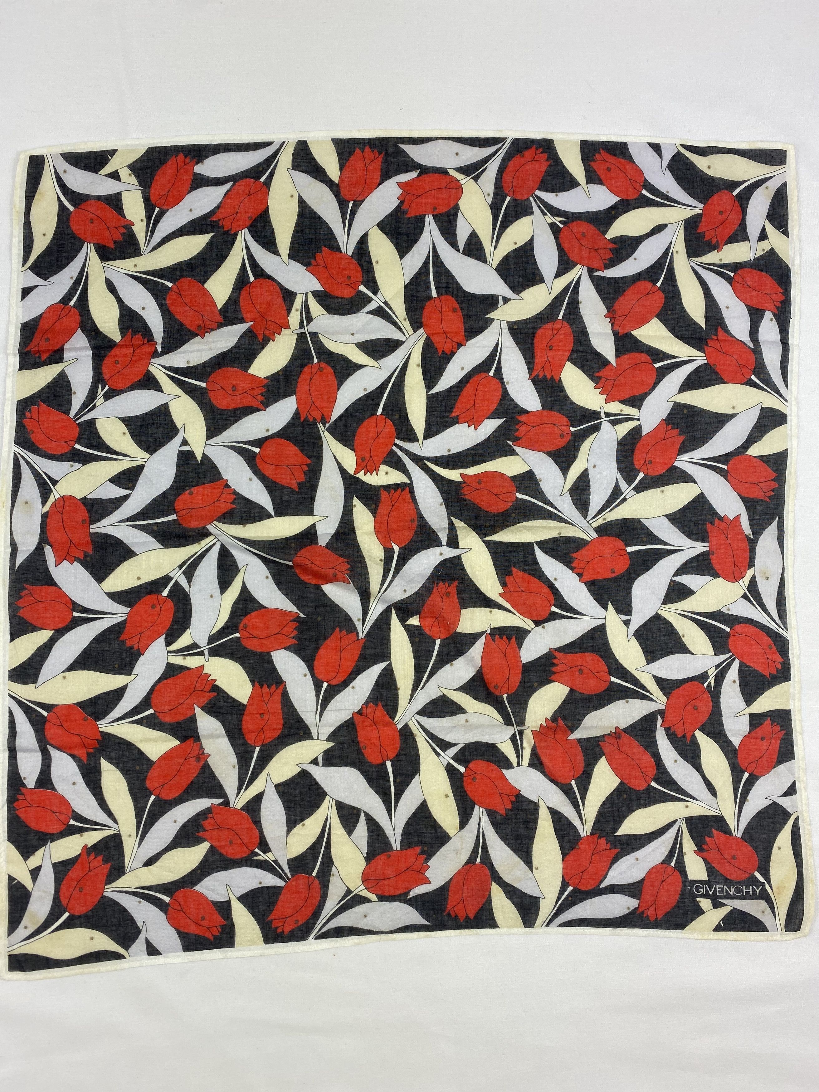 Vintage Givenchy Handkerchief / Bandana / Neckerchief Size ONE SIZE - 3 Thumbnail