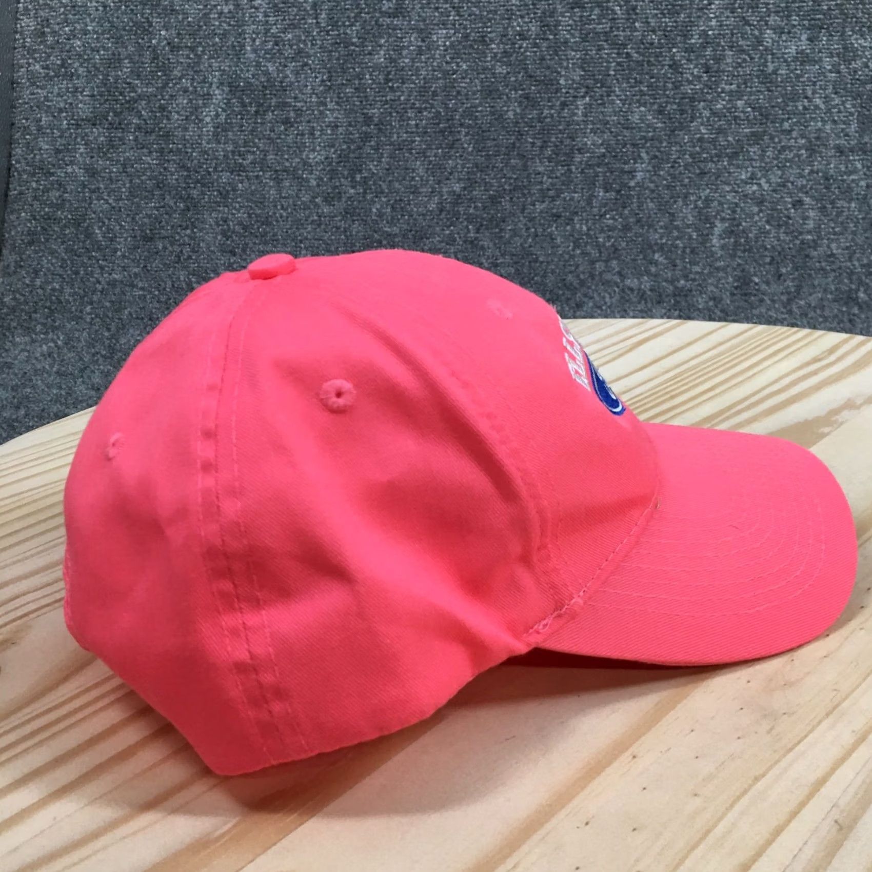 Port & Company Ford Ellsworth Baseball Cap Hat Mens One Size Pink Embroidered Logo Adjustable Size ONE SIZE - 5 Thumbnail