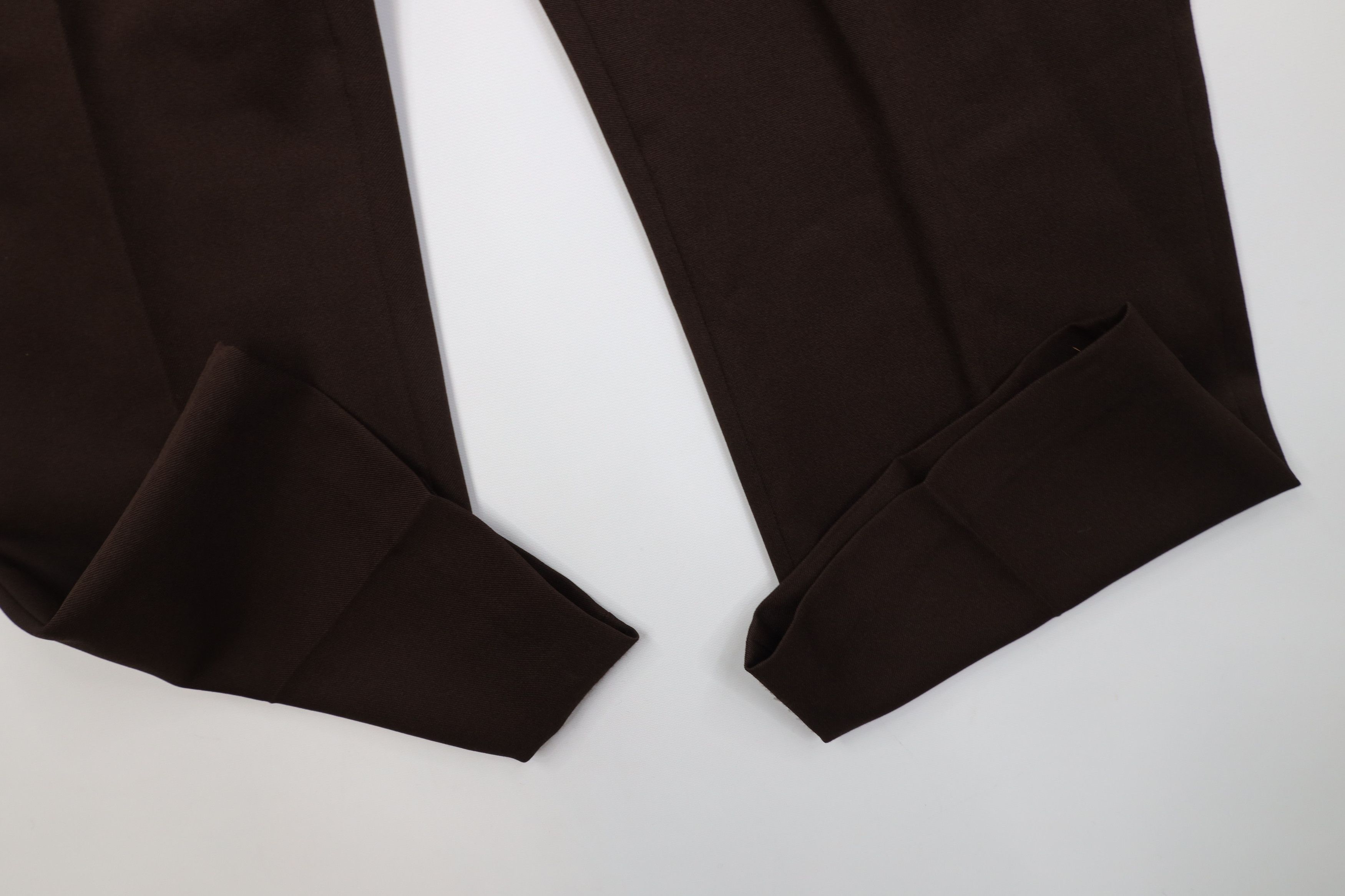 Vintage Vintage 70s Streetwear Flared Wide Leg Chino Pants Brown USA Size US 38 / EU 54 - 5 Thumbnail