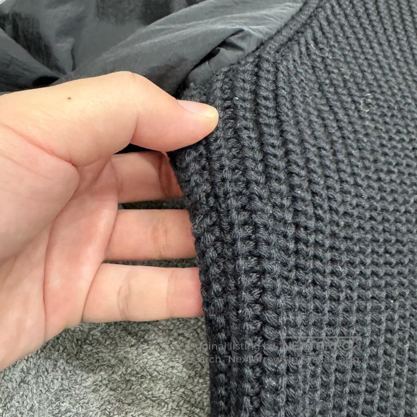 Louis Vuitton Louis Vuitton Nylon-spliced wool knit sweater| Size US XL / EU 56 / 4 - 3 Thumbnail