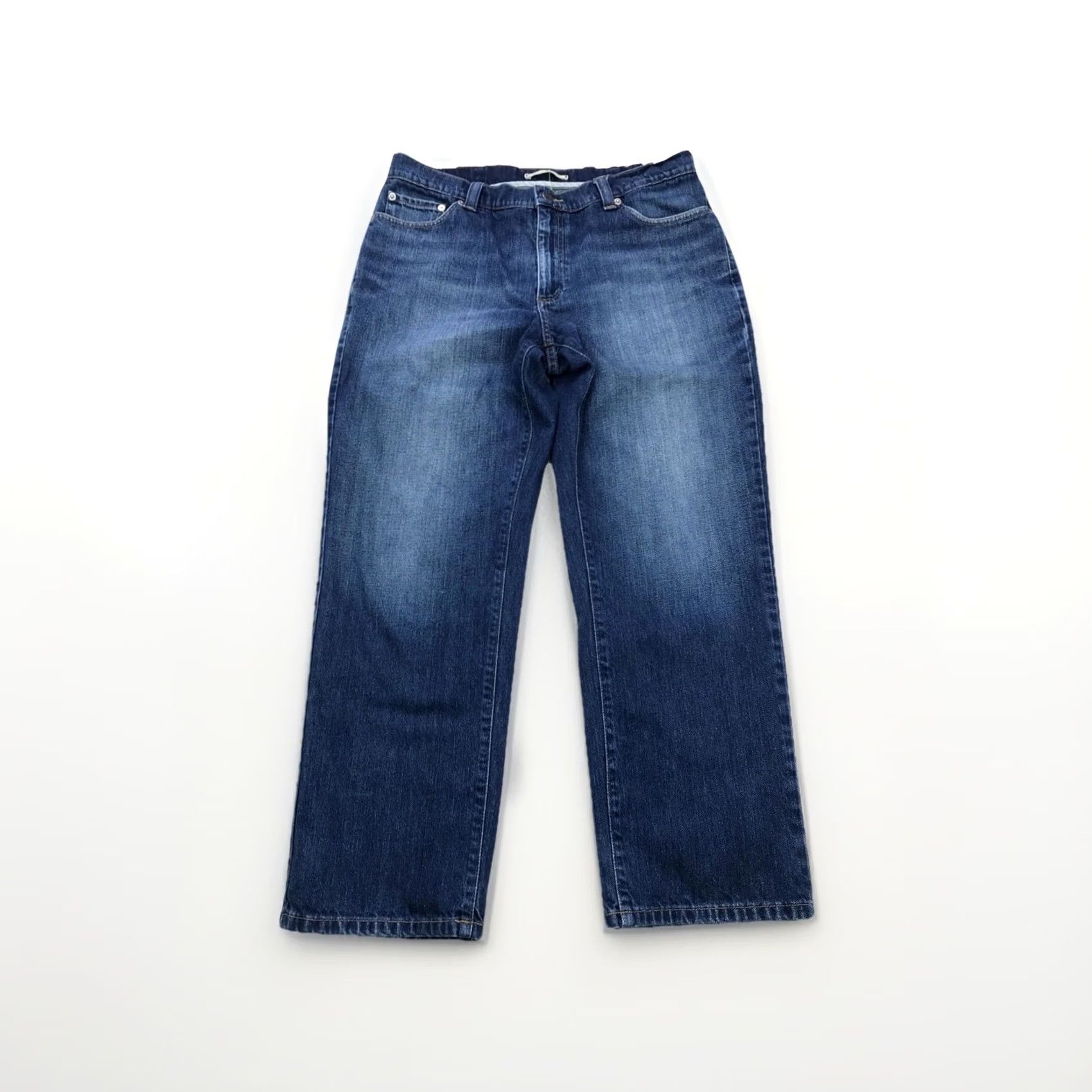 Vintage VINTAGE LL Bean Classic Fit Straight Leg Denim Jeans 34x29 Jeans Men Blue Cotton Denim 90s USA Mens Size US 34 / EU 50 - 2 Thumbnail