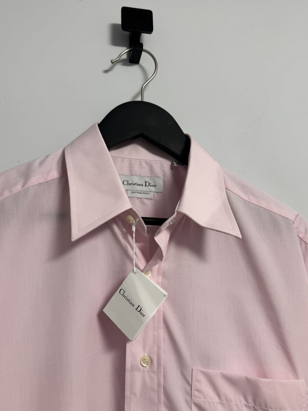 Christian Dior Monsieur Christian Dior Jeune Homme Light Pink Button Up Long Sleeve Size US XL / EU 56 / 4 - 4 Thumbnail