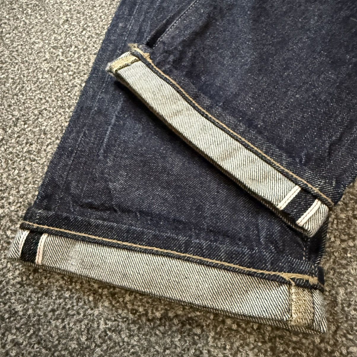 Undercover × Uniqlo 🔥🇯🇵 Japanese Raw Denim Uniqlo Indigo Selvedge Archive Jeans Size US 31 - 8 Thumbnail