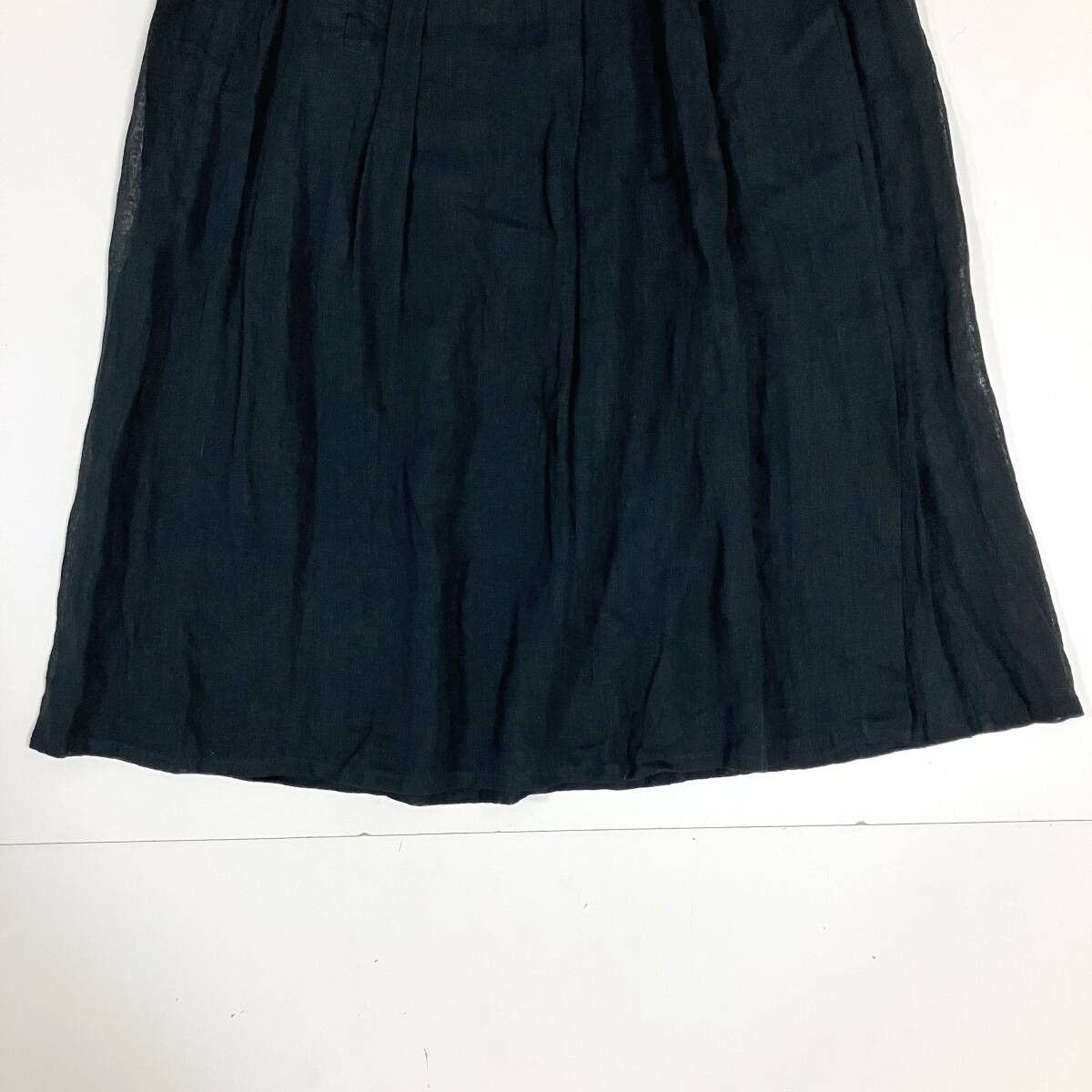 Yohji Yamamoto Y's Yohji Yamamoto - Linen Sheer Wrap Skirt Size 27" / US 4 / IT 40 - 12 Thumbnail