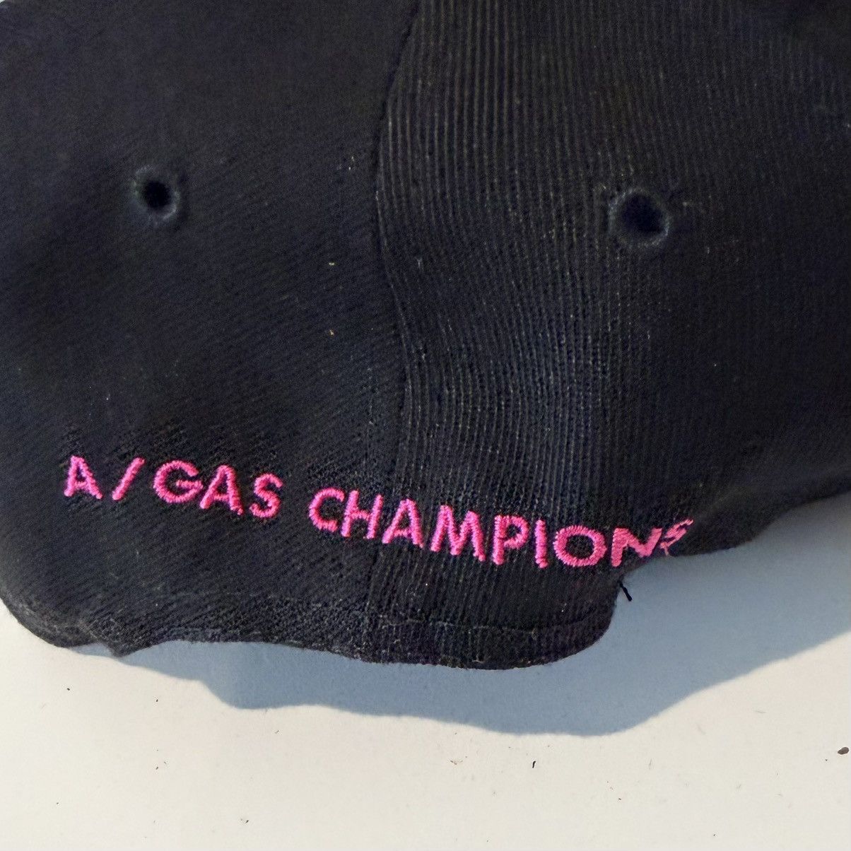 Otto Vintage Racing Hat Snap Back Adjustable 90s Otto Suede Bill Size ONE SIZE - 4 Thumbnail