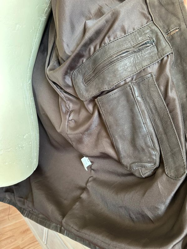 Other coat vintage leather oversize XL Size XL / US 12-14 / IT 48-50 - 10 Thumbnail