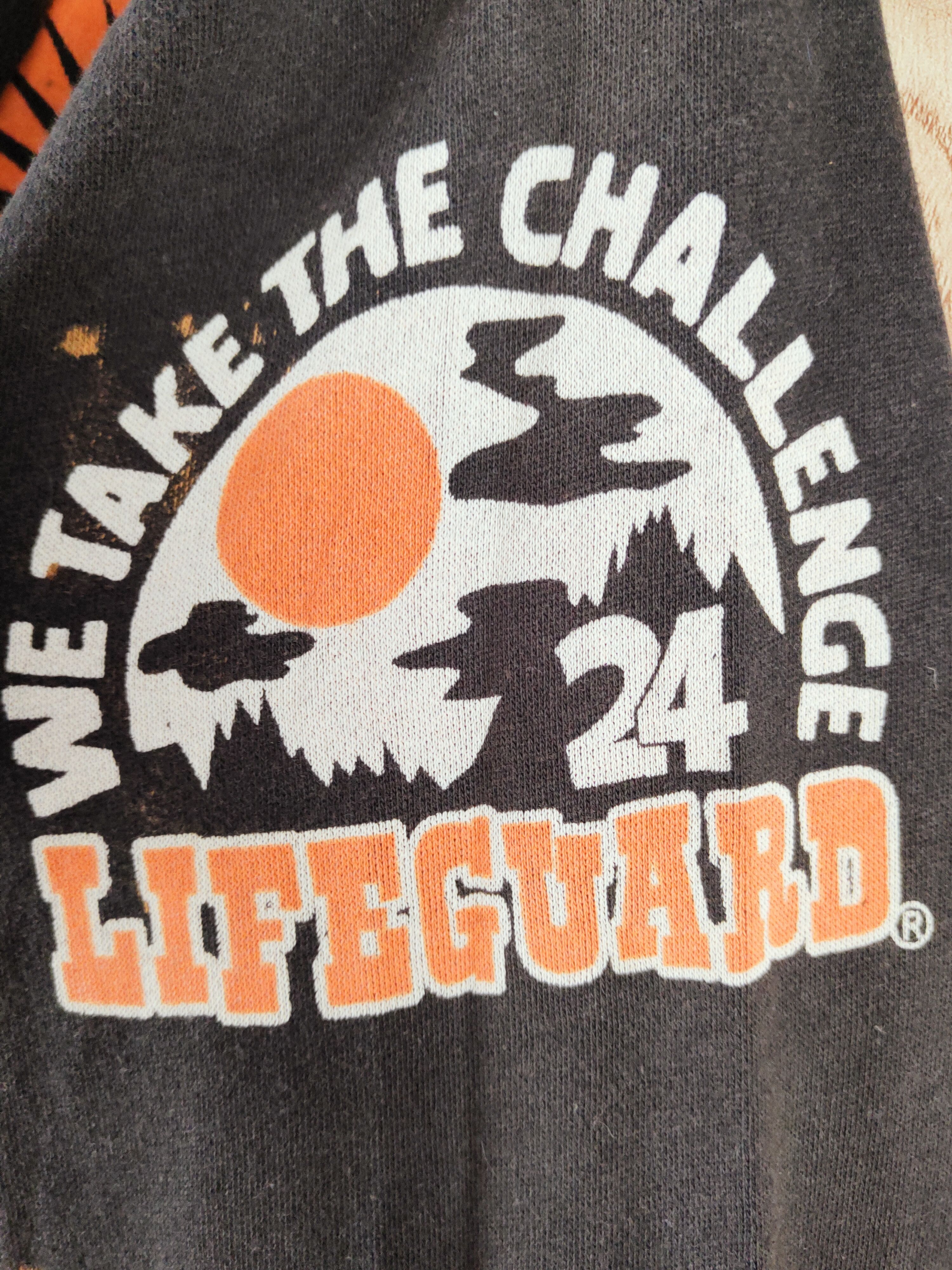 Japanese Brand Lifeguard Black Faded Hoodie Sweatshirts #W121 Size US M / EU 48-50 / 2 - 8 Thumbnail
