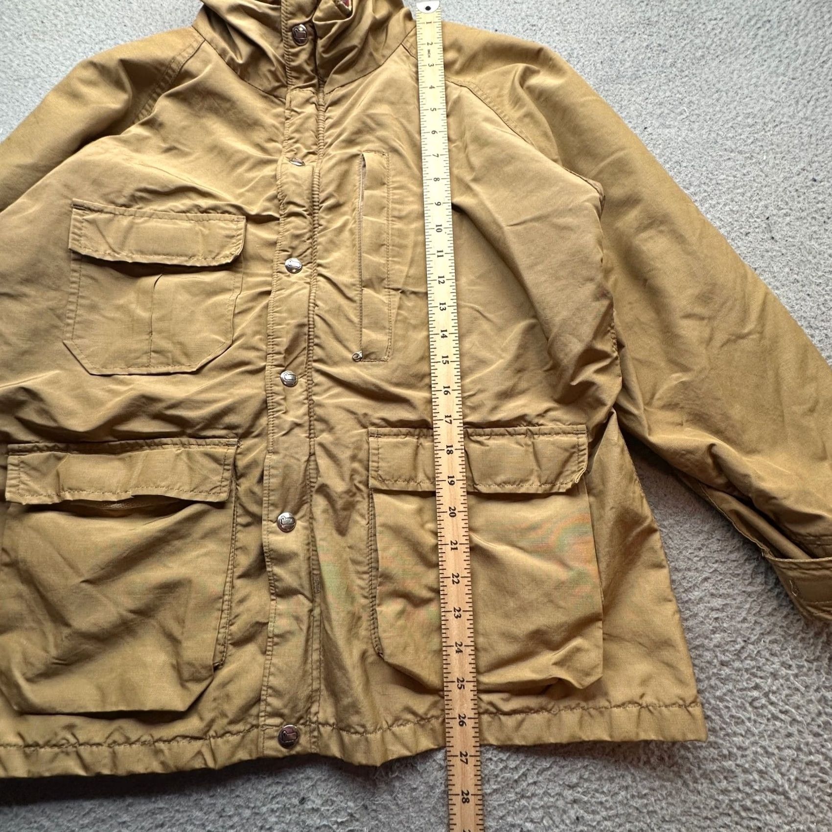 Vintage VINTAGE Woolrich Parka Hooded Jacket Womens Large Wool Lined Brown Plaid Field Coat Coat? Size L / US 10 / IT 46 - 5 Thumbnail