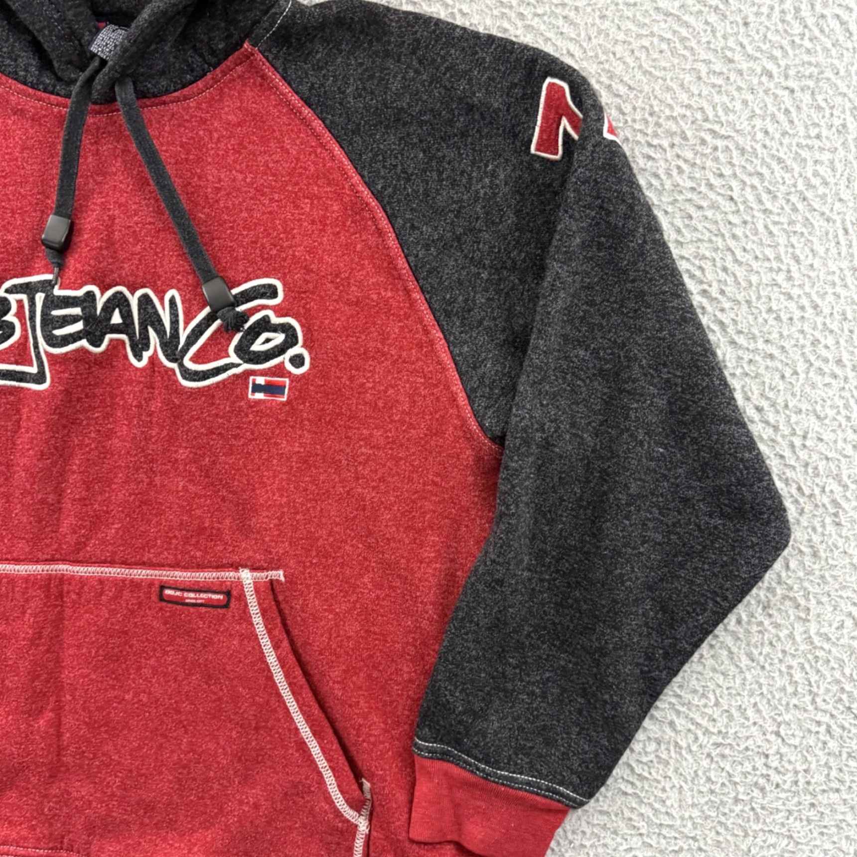 Bugle Boy VINTAGE Bugle Boy Sweatshirt Mens M Red 90s Long Sleeve Hoodie Hip Hop Y2K Sweatshirt Size US M / EU 48-50 / 2 - 5 Thumbnail