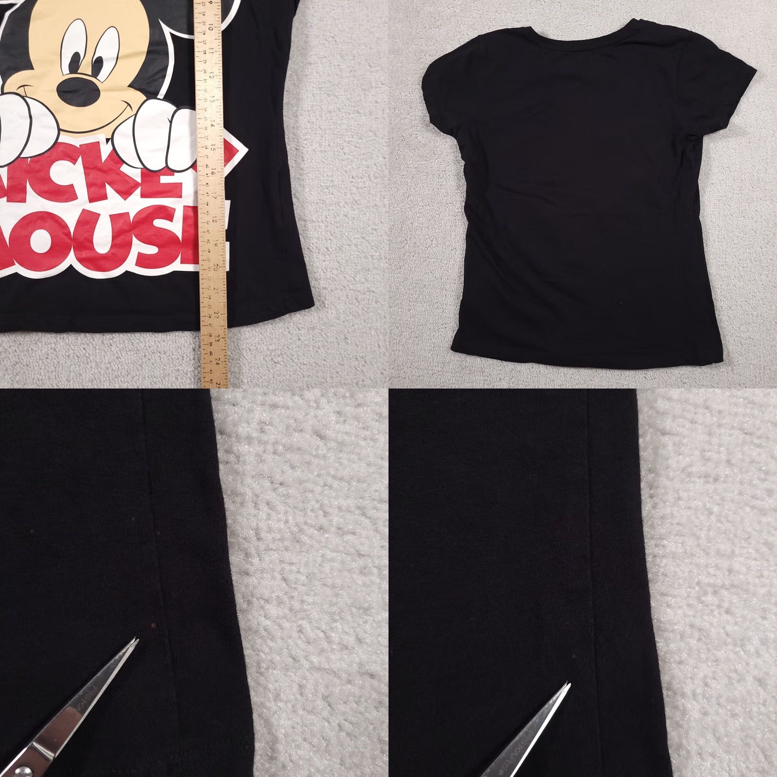 Disney Disney T-Shirt Women's Small Mickey Mouse Graphic Short Sleeve Pajama Top FLAW Size S / US 4 / IT 40 - 8 Thumbnail