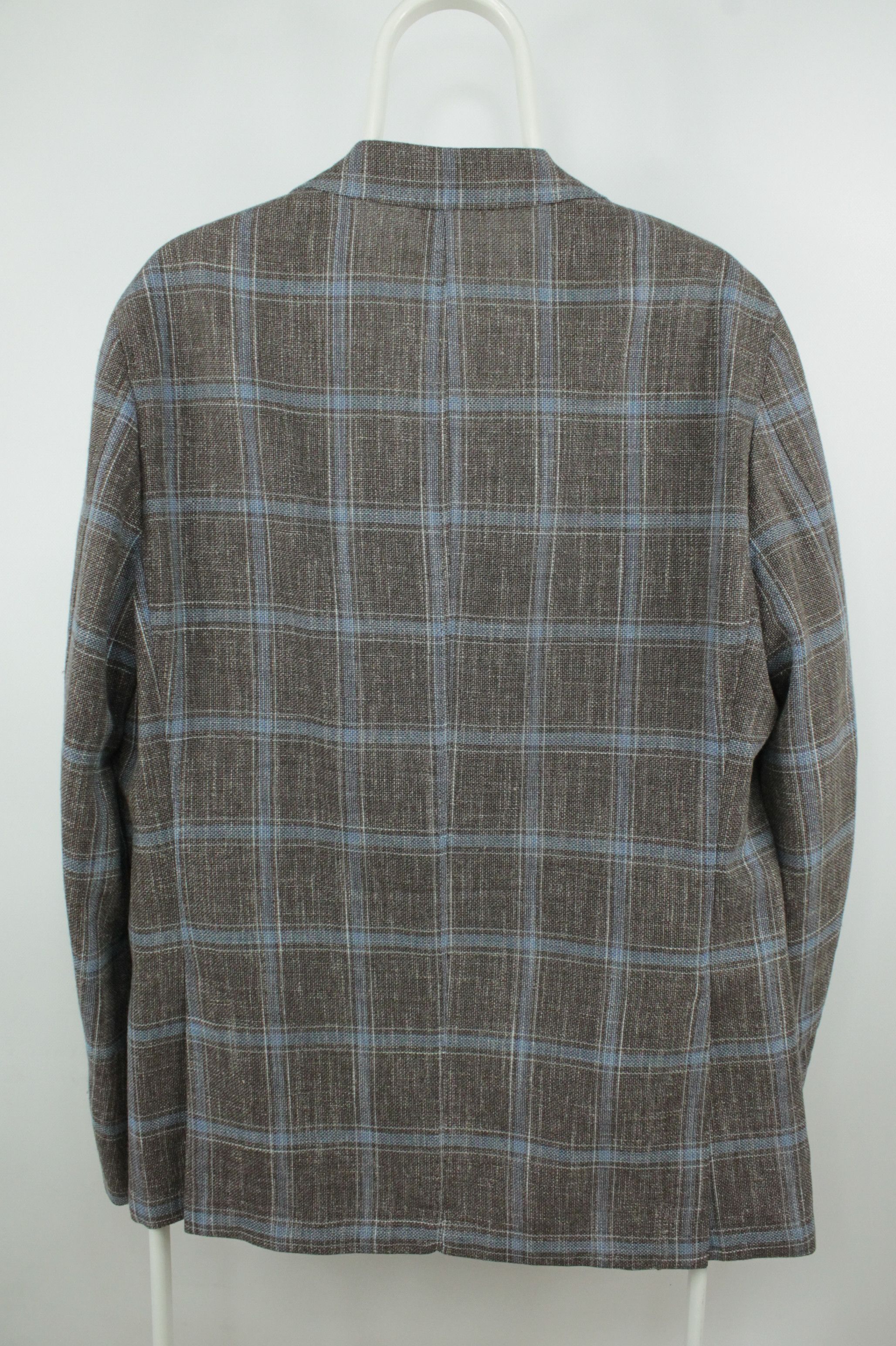 Windsor Smith Windsor Knitted Wool Linen Sport Coat Check Blazer jacket Size US L / EU 52-54 / 3 - 6 Thumbnail