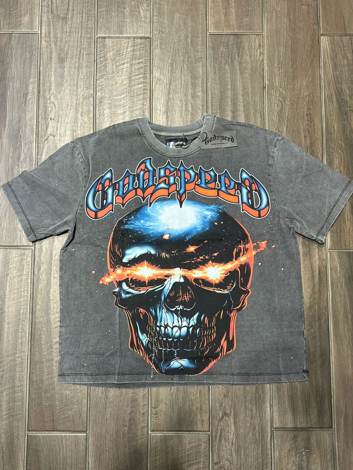Godspeed GODSPEED GALAXSEE TEE GREY WASH Size US M / EU 48-50 / 2 - 1 Thumbnail