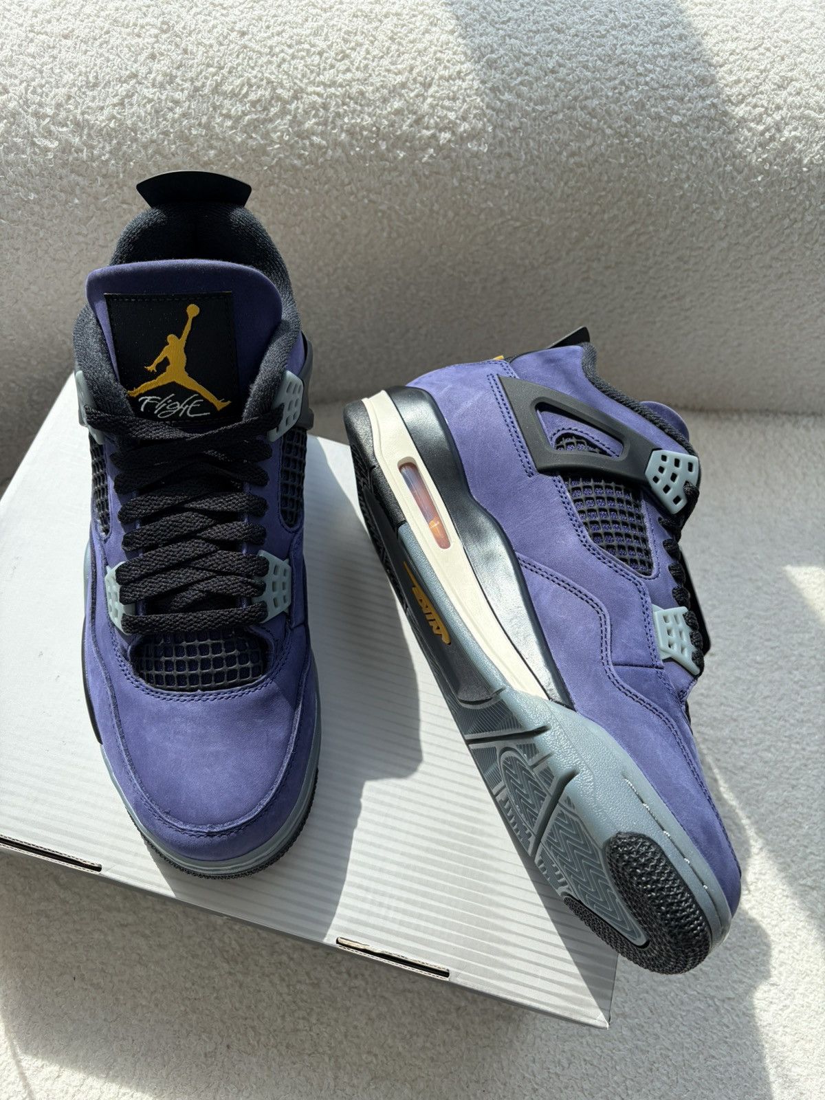 Jordan Brand Jordan Retro 4 Lakers Size US 8 / EU 41 - 2 Thumbnail
